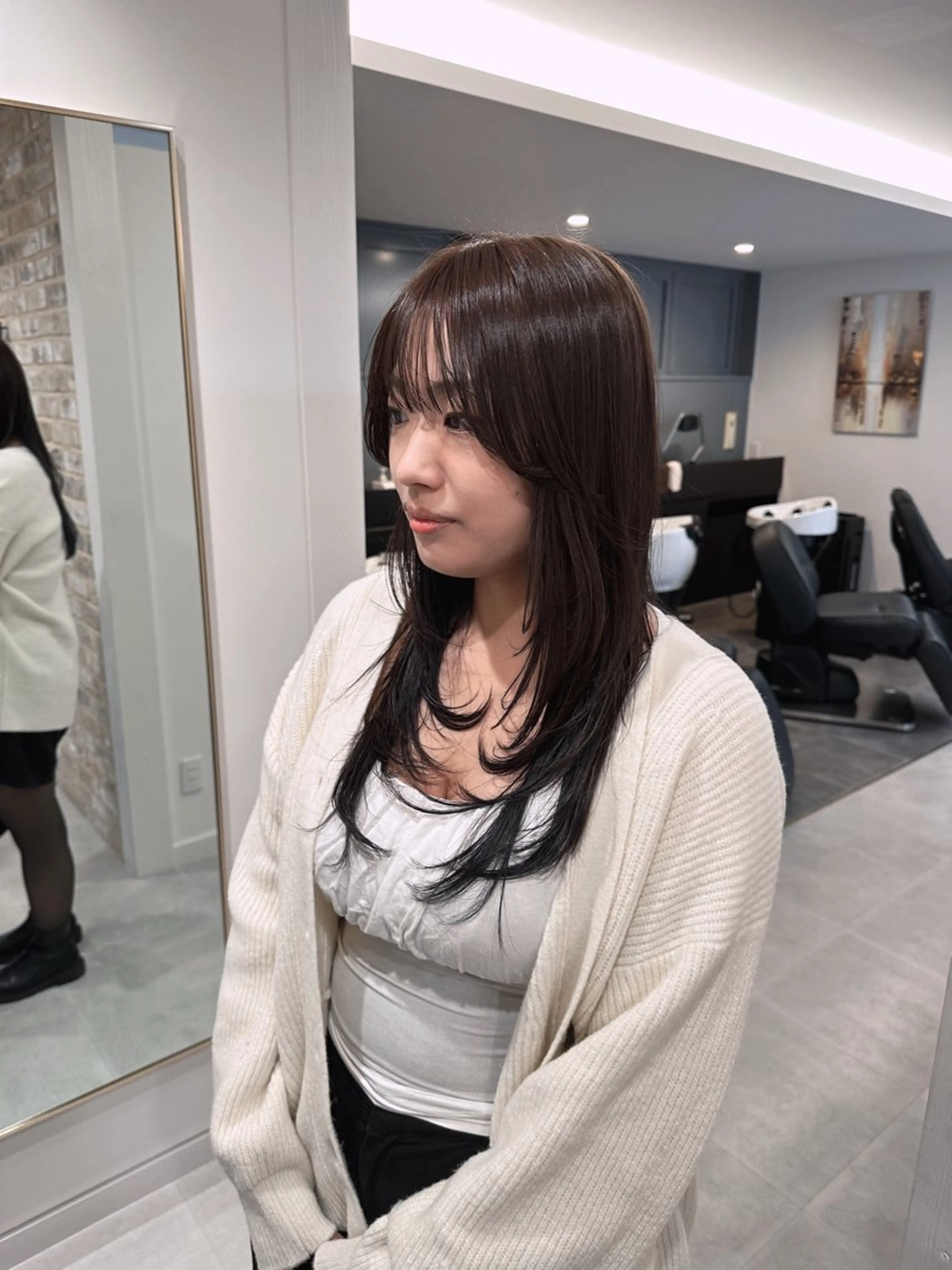 ロング ヘアカラー トリートメント ショート/レイヤー/ ボブ/安本和史のヘアスタイル