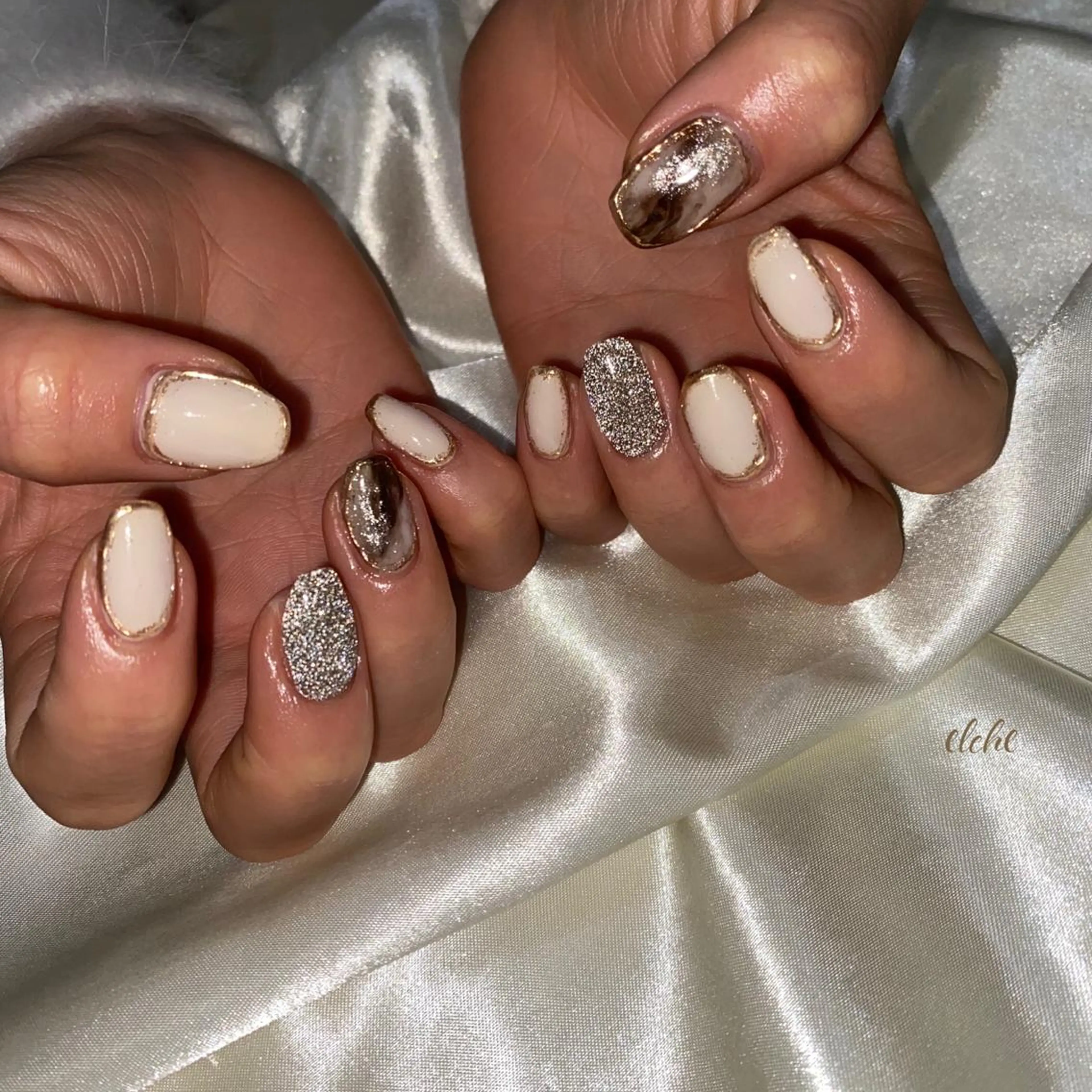 ネイル フラッシュネイル Rio 𓍼のネイルデザイン