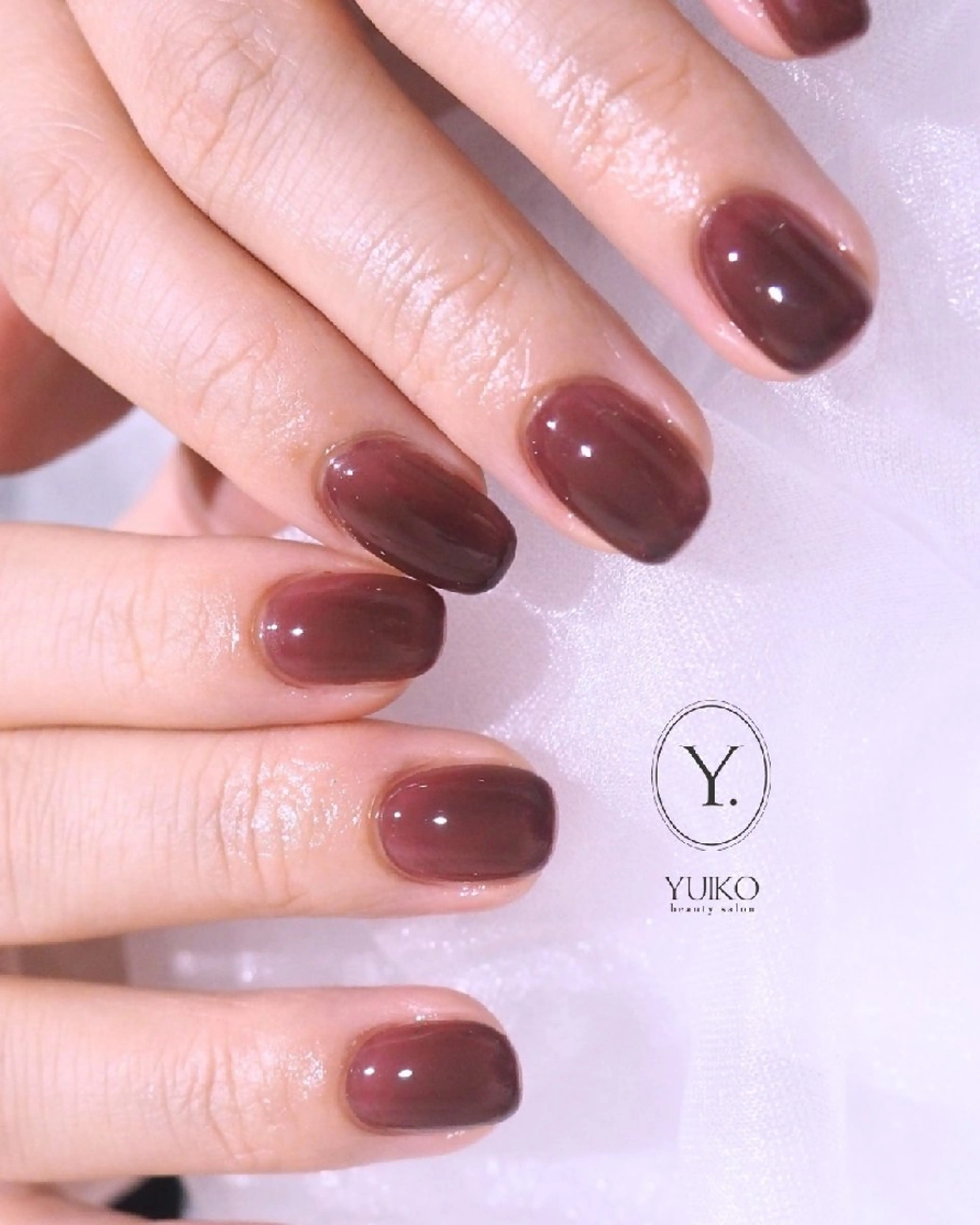 ネイル ワンカラーネイル ハンドネイル YUIKO _nail のネイルデザイン
