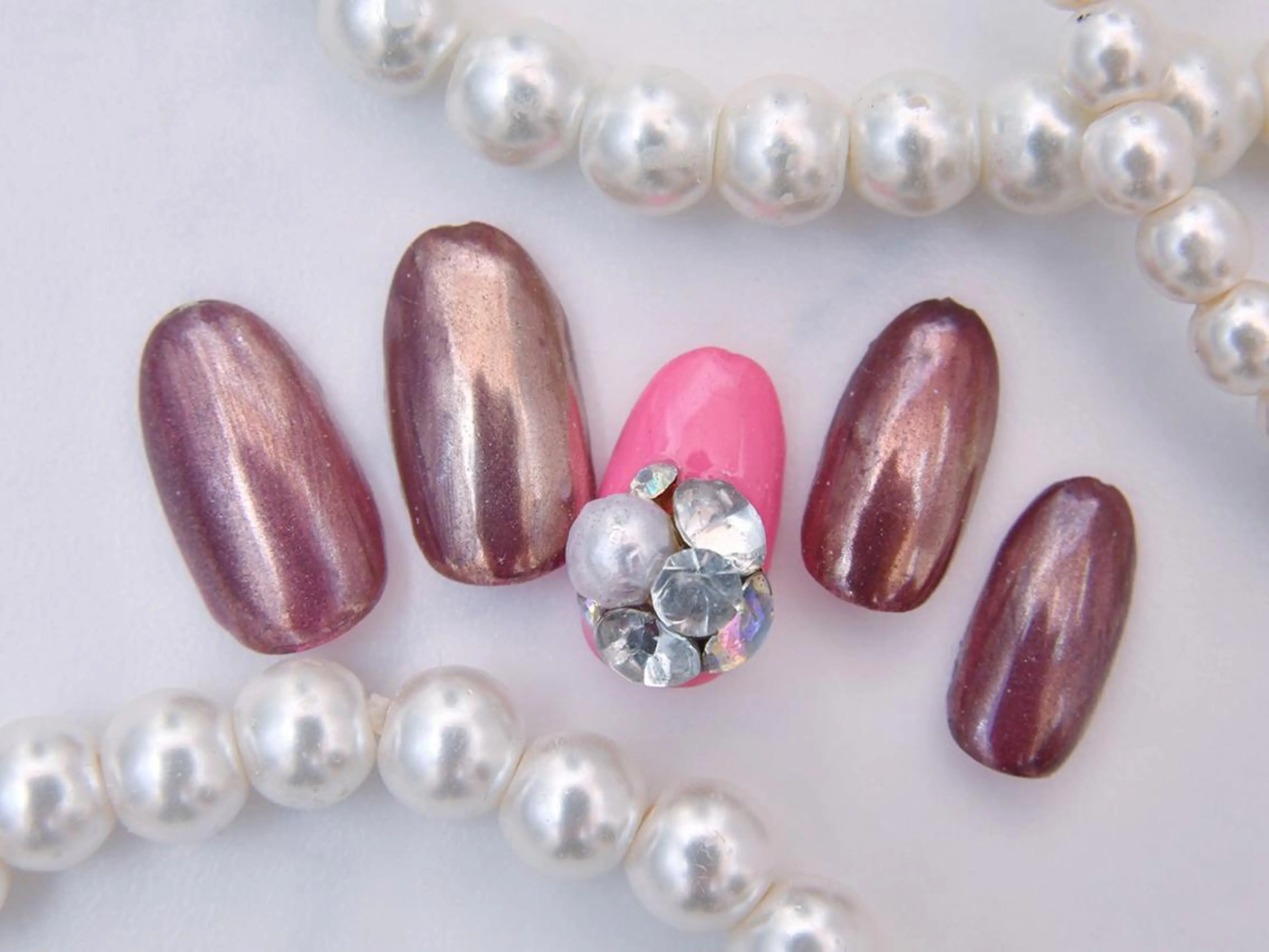 ネイル 桜ネイル 長さ出し フットネイル スカルプネイル 💗🪽Tiary Nail🪽💗のネイルデザイン