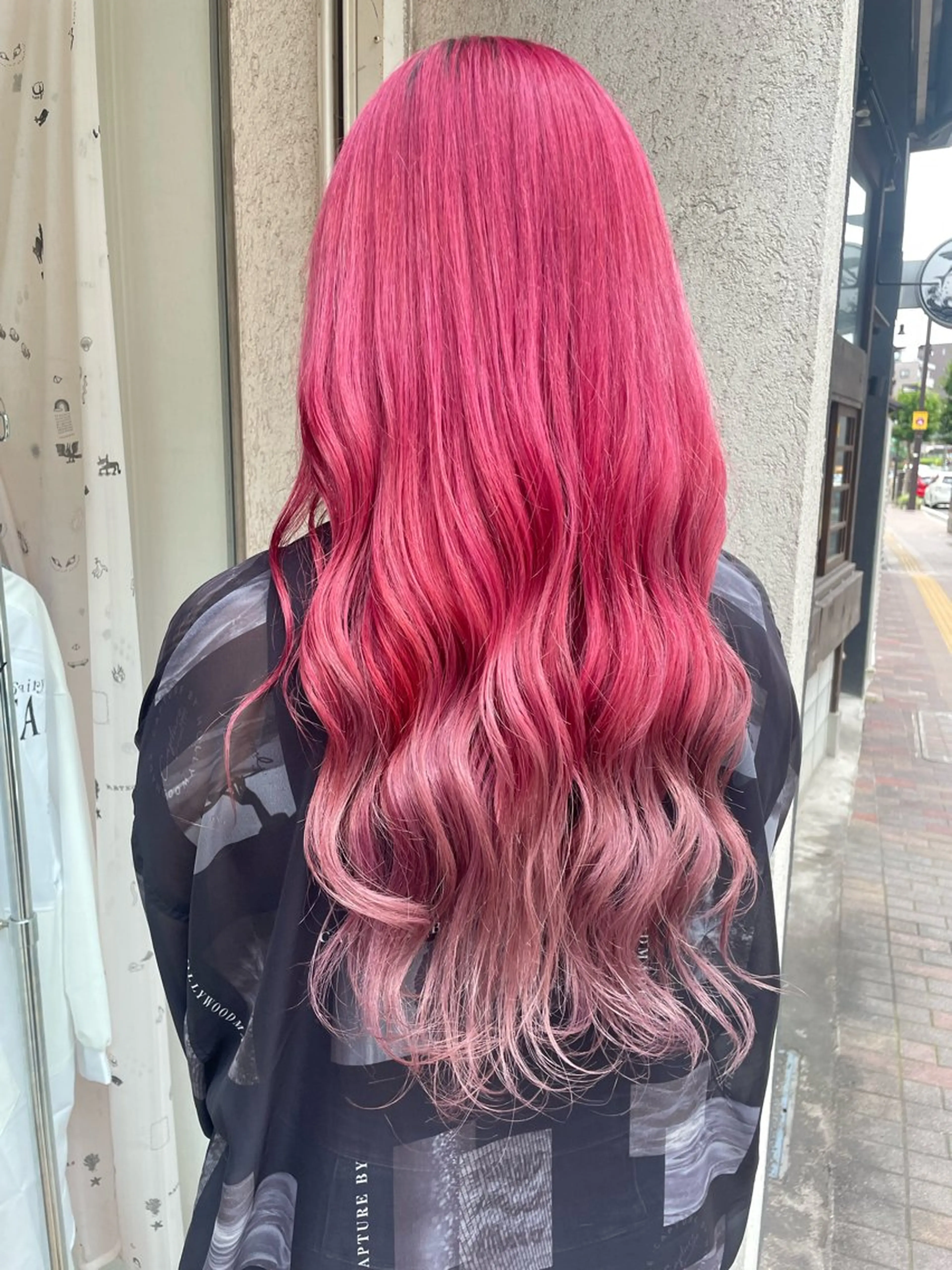 ロング カラー グラデーションカラー ヘアカラー トリートメント CoCooN 店長 さのえみのヘアスタイル