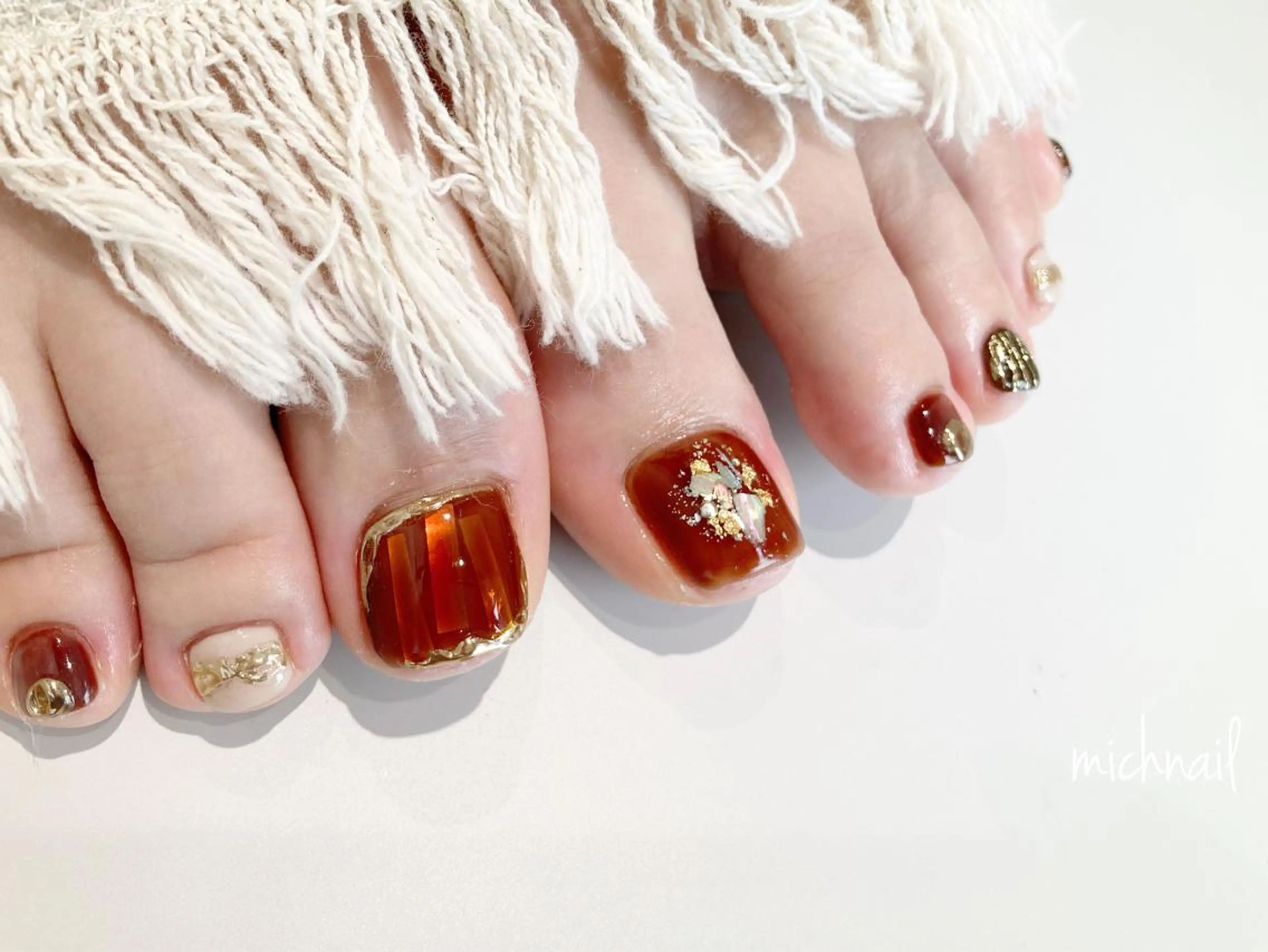 ネイル フットネイル フットネイル eni. by michのネイルデザイン