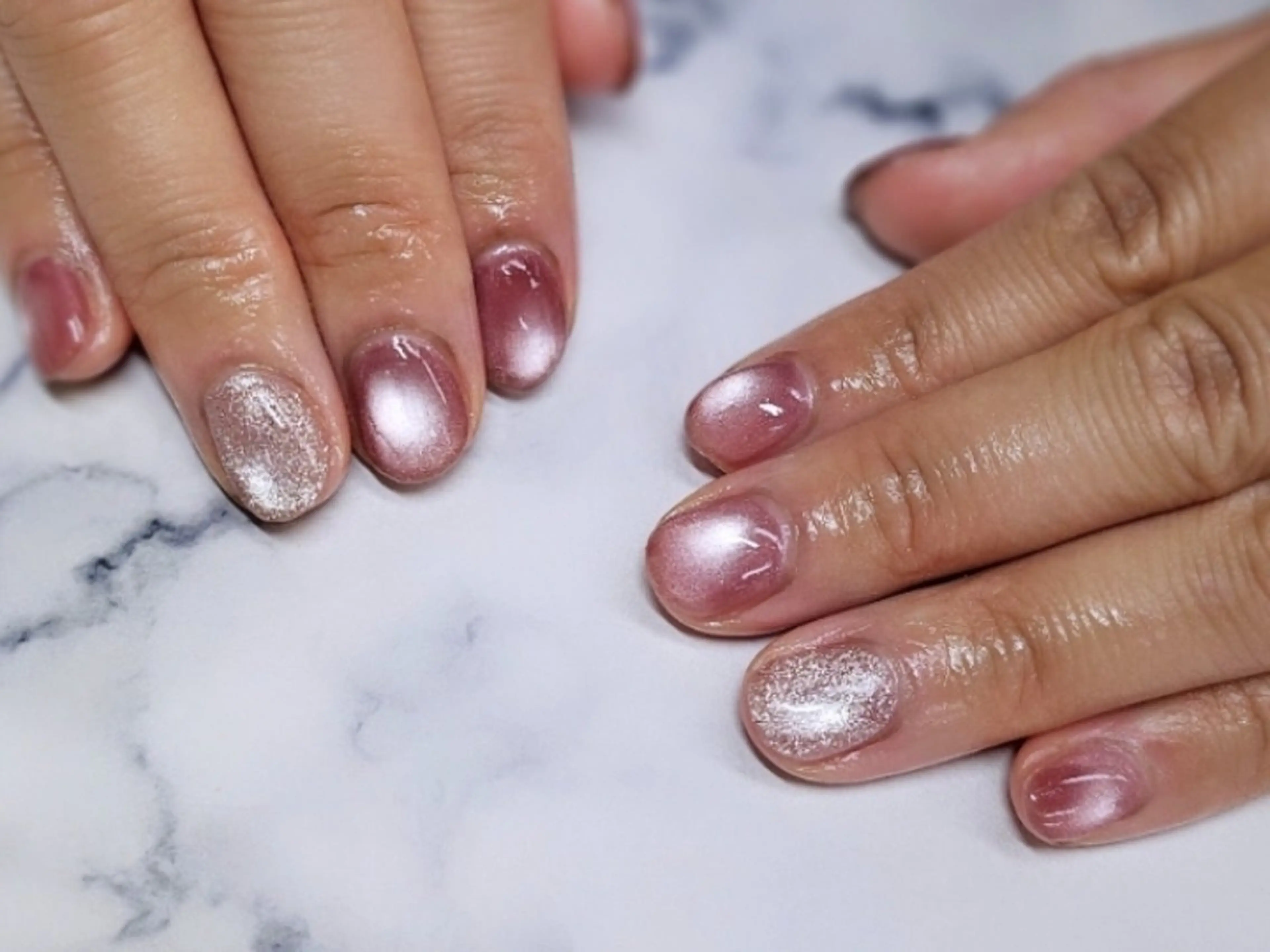 ネイル マグネットネイル マグネットワンカラー ワンカラーネイル NailSalon LuireYUUNAのネイルデザイン