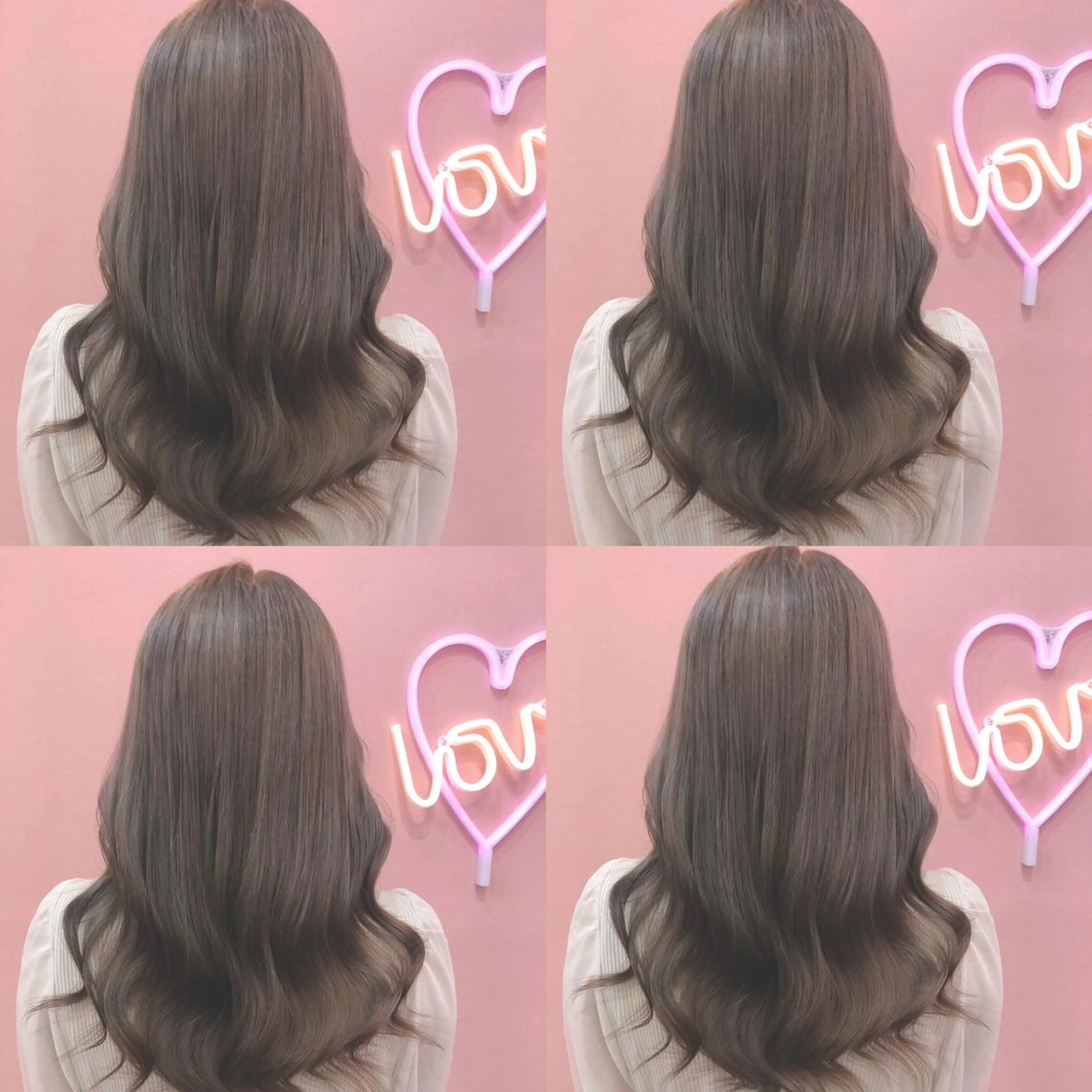 セミロング カラー ベージュカラー ミルクティーベージュ 🌷MAYU 🌷のヘアスタイル