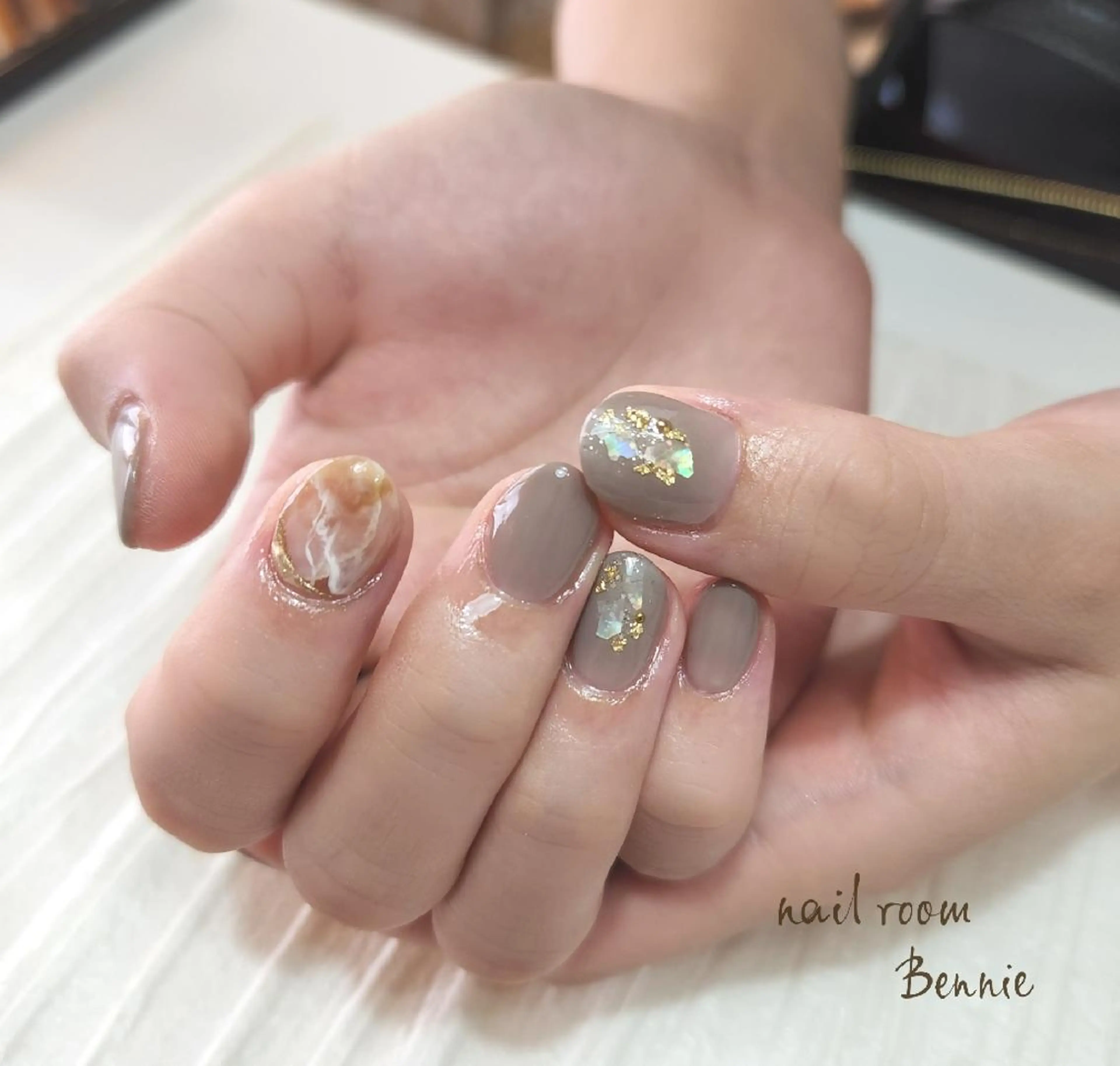 ネイル 大理石ネイル(マーブル)   BENNIEのネイルデザイン