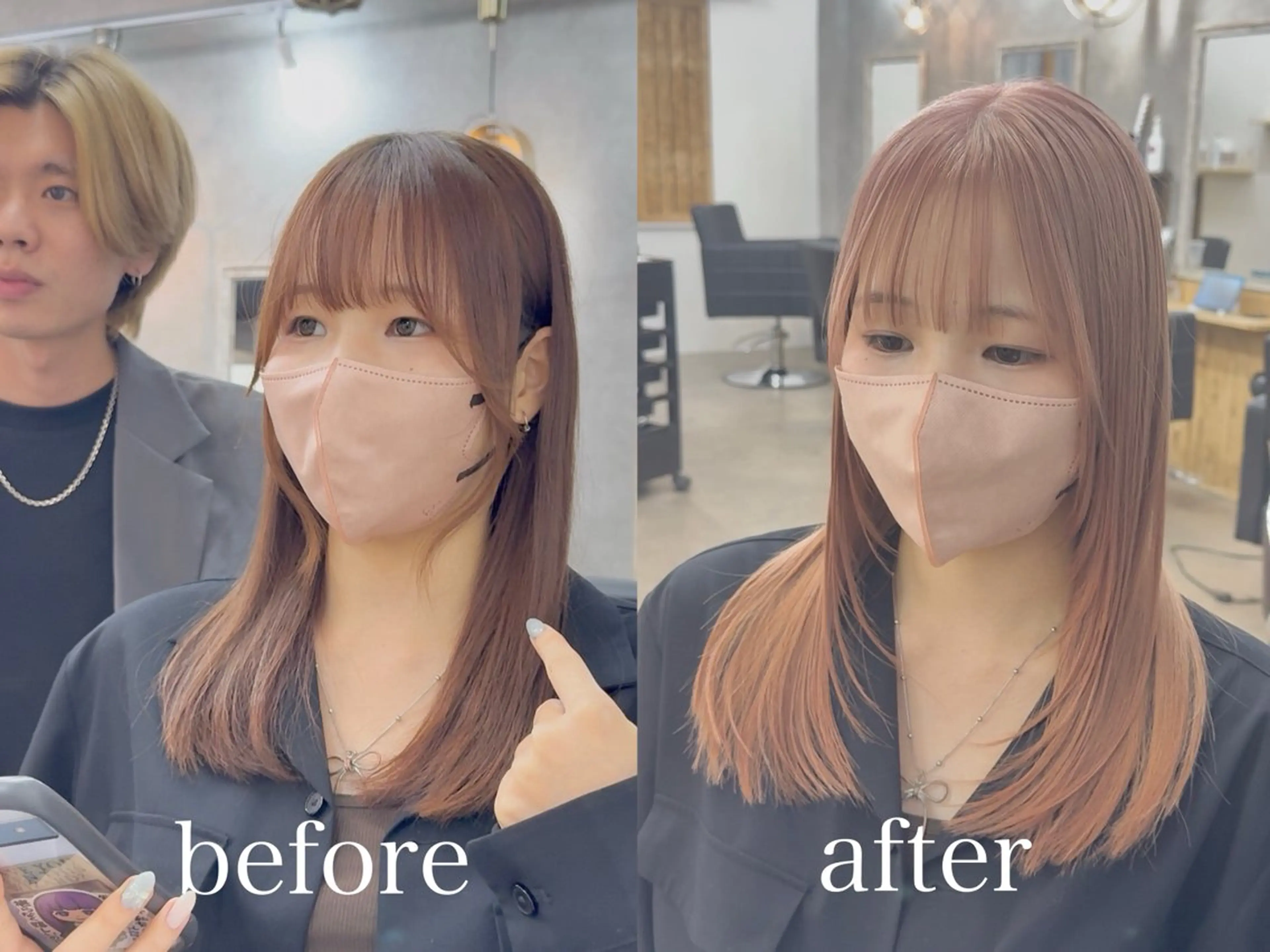 ロング ブリーチカラー/ 寺口佳希のヘアスタイル