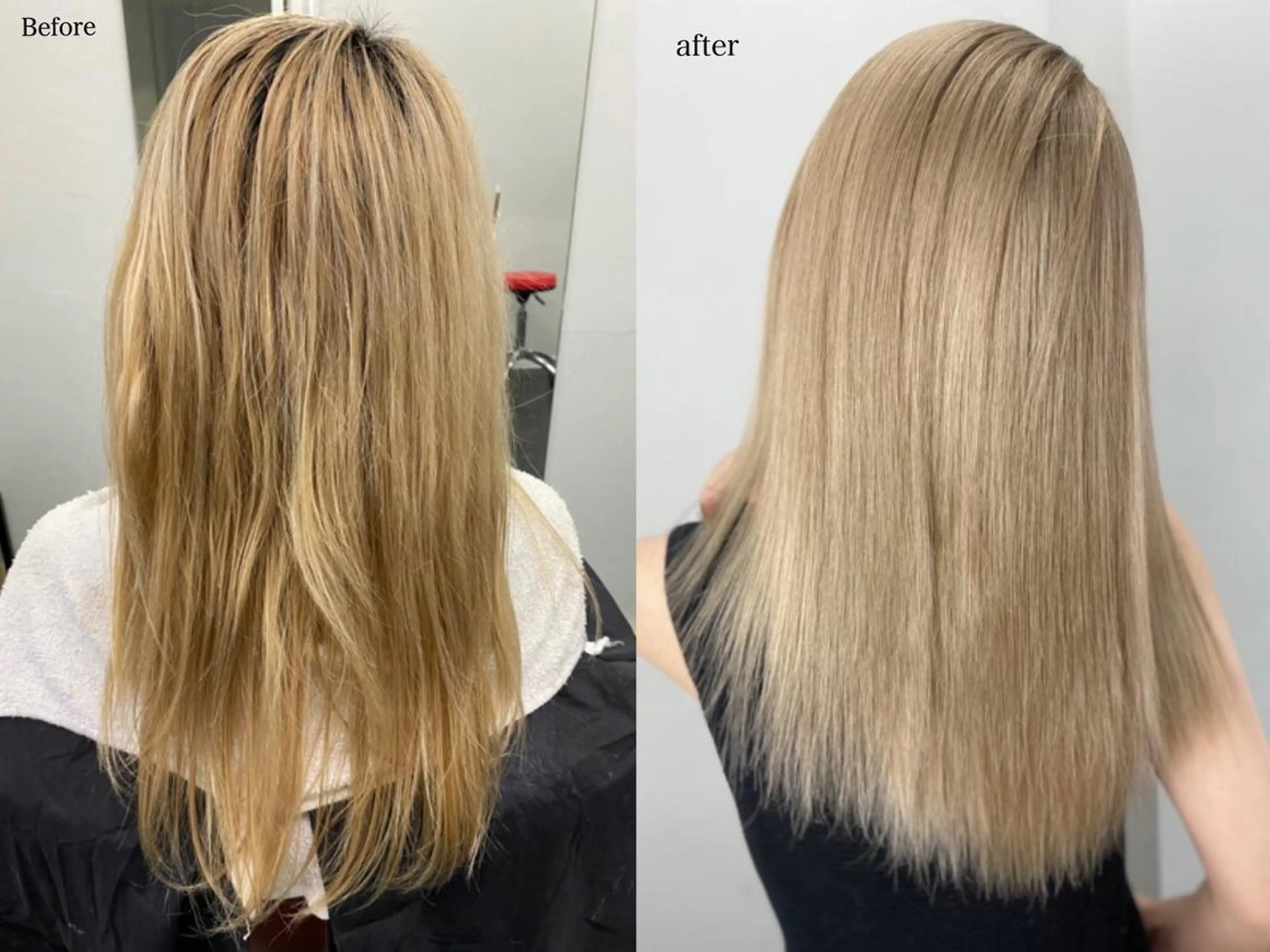 セミロング カラー ヘアカラー トリートメント ミルクティー量産💙 💙ブリーチ特化💙のヘアスタイル