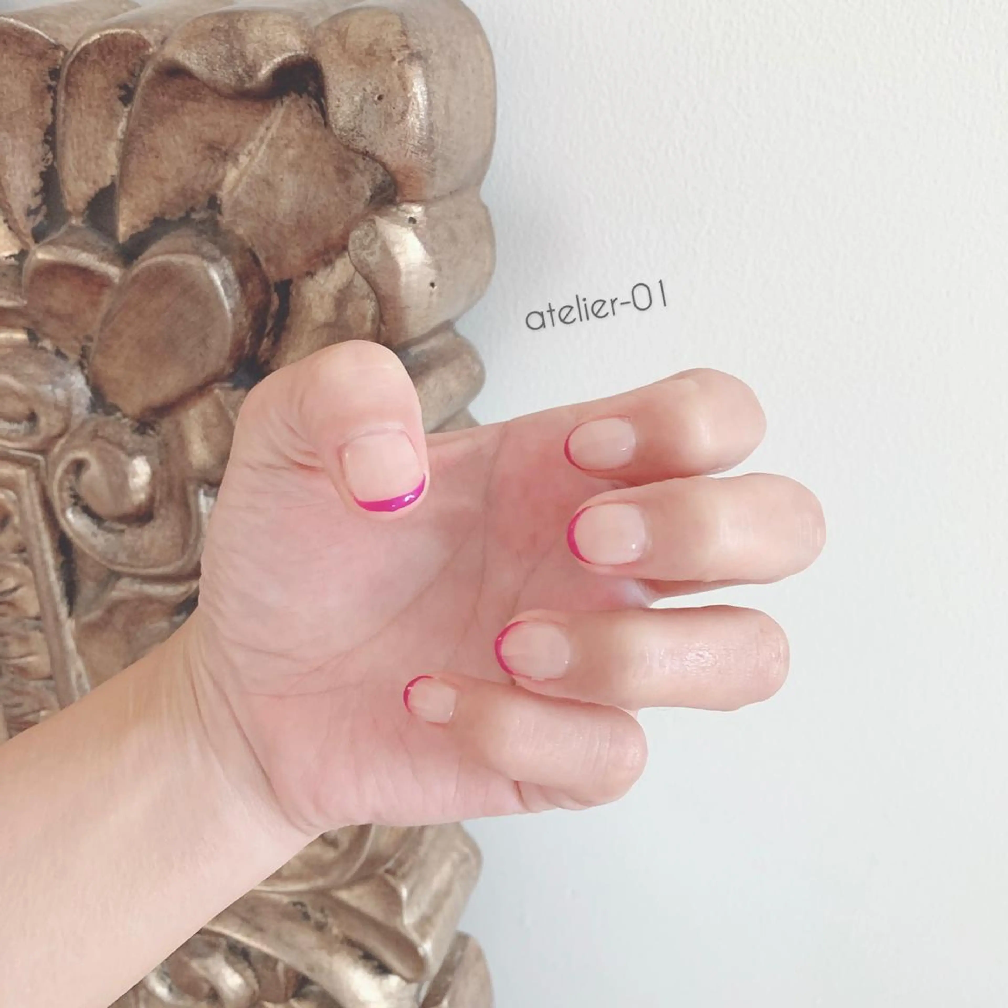 ネイル フレンチネイル atelier -02tsuboのネイルデザイン