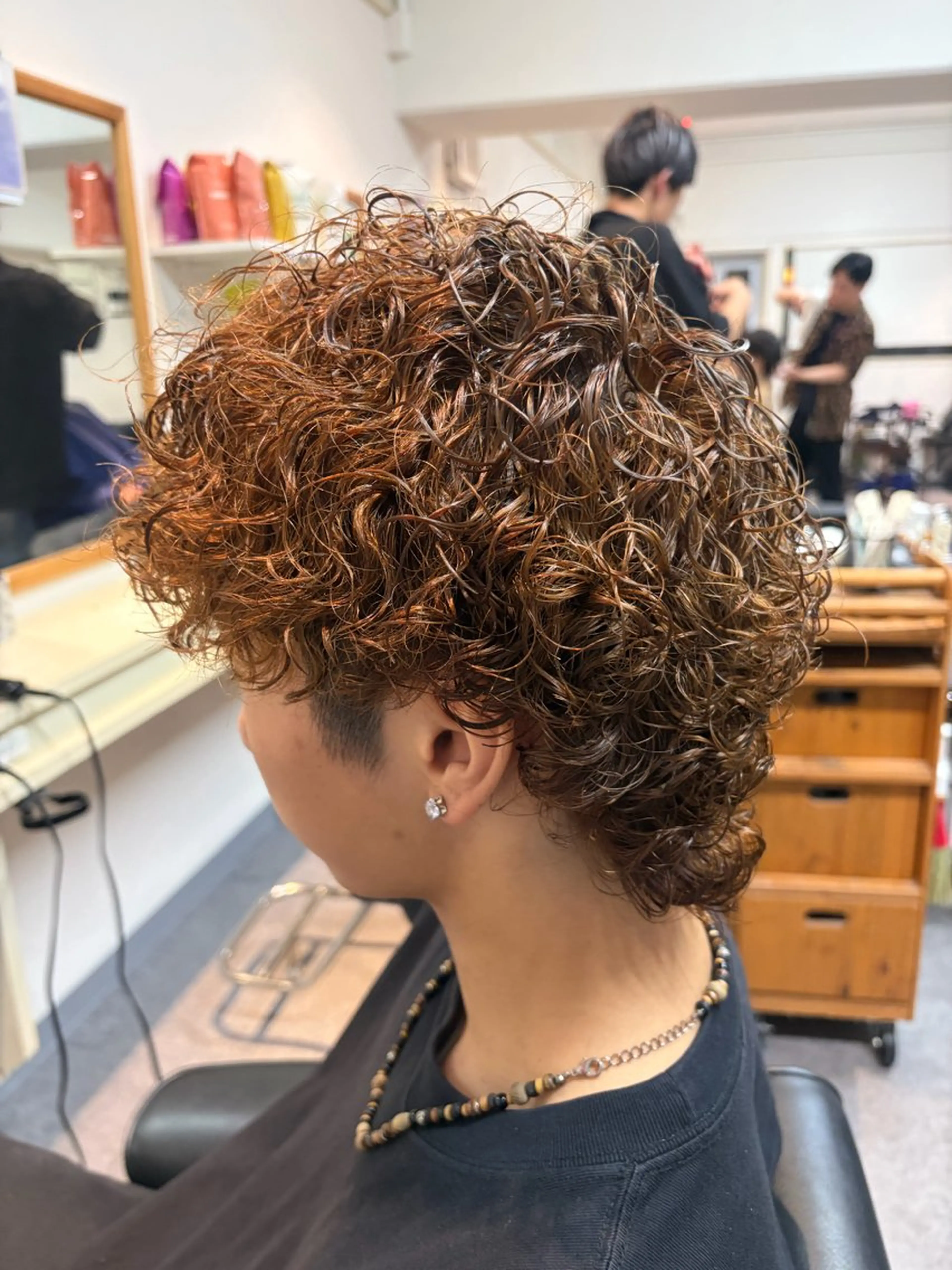 パーマ メンズ カット ヘアカラー パーマ メンズ特化/パーマ/ フェードWATARUのヘアスタイル