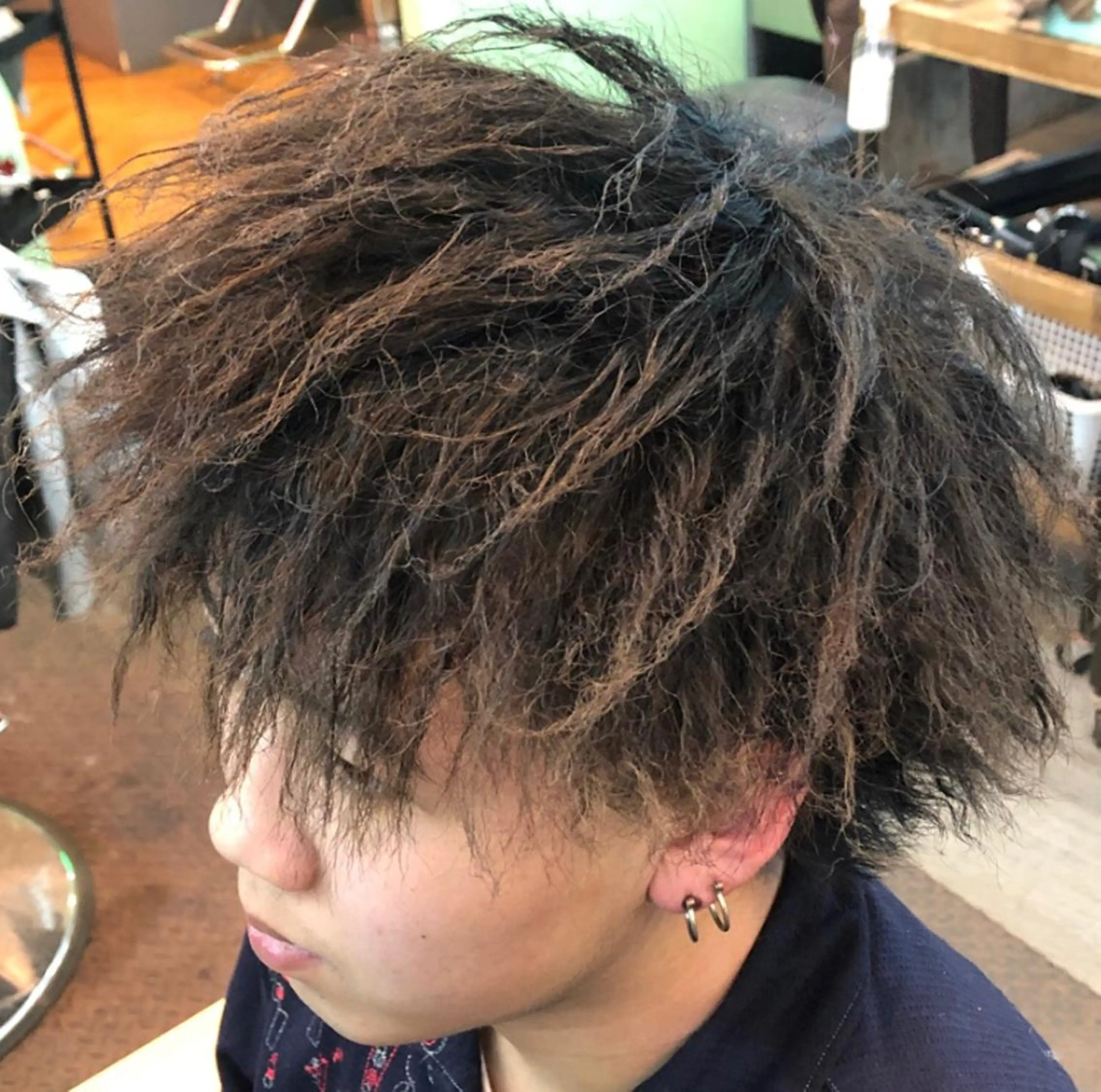 パーマ 渋谷/フェード/ 國分 翔のヘアスタイル