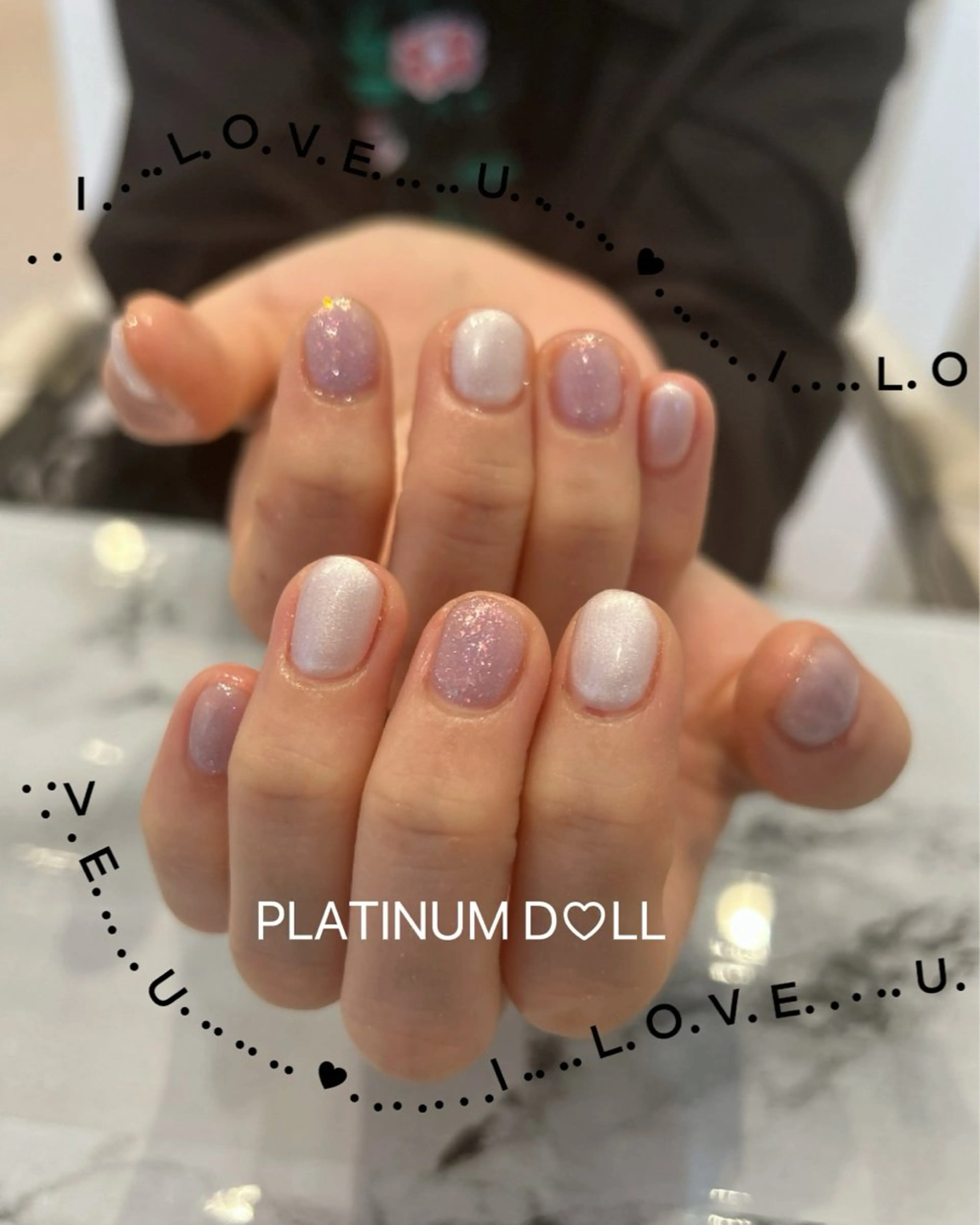 ネイル グラデーション ラメ(グリッター) オフィスネイル ワンカラーネイル シンプルネイル ハンドネイル 🎀大人nail /NOISMはな🎀のネイルデザイン