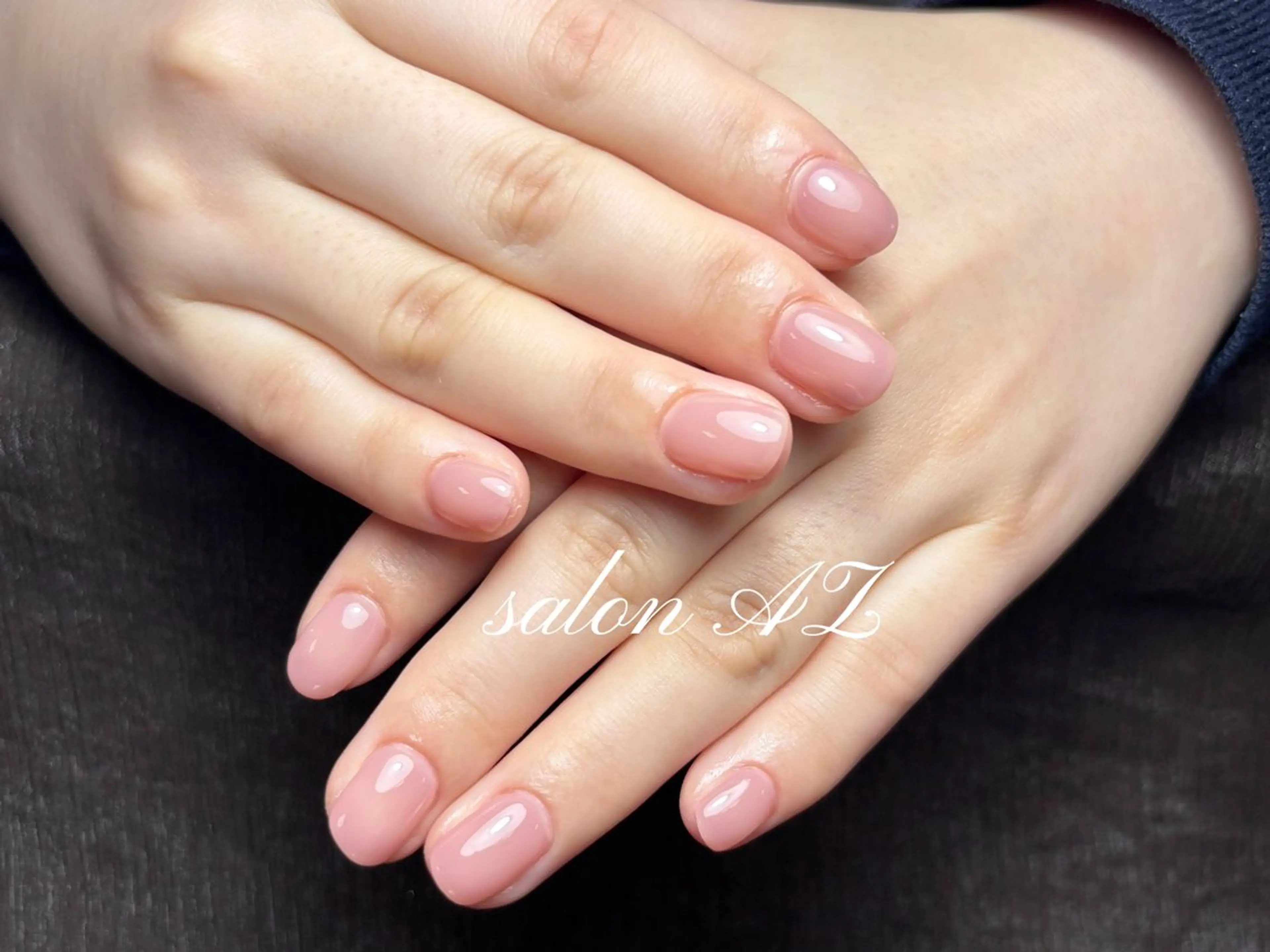 ネイル 桜ネイル 長さ出し フットネイル フレンチネイル ジェルネイル salon AZのネイルデザイン