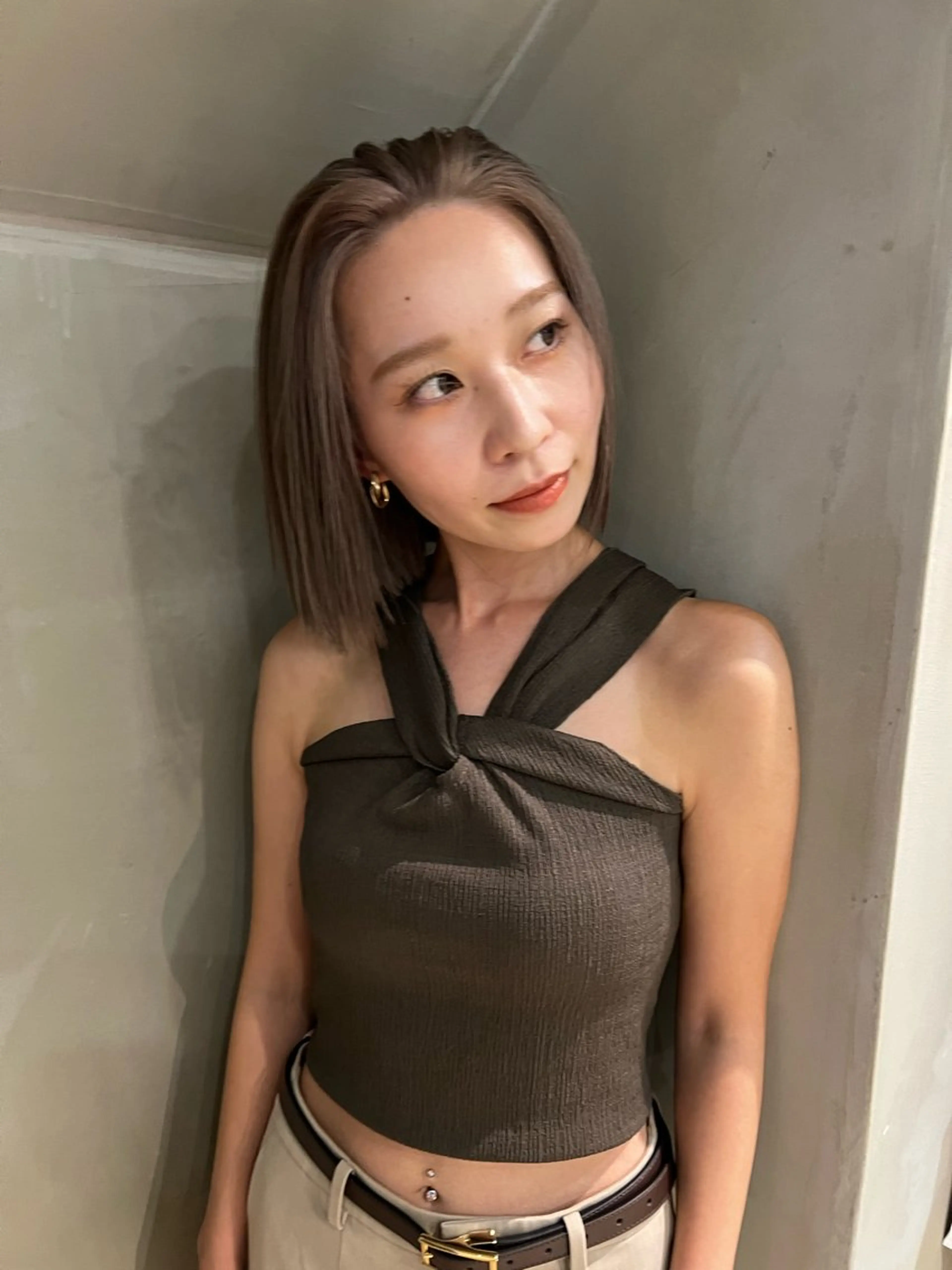 ミディアム Nikiita リコのヘアスタイル