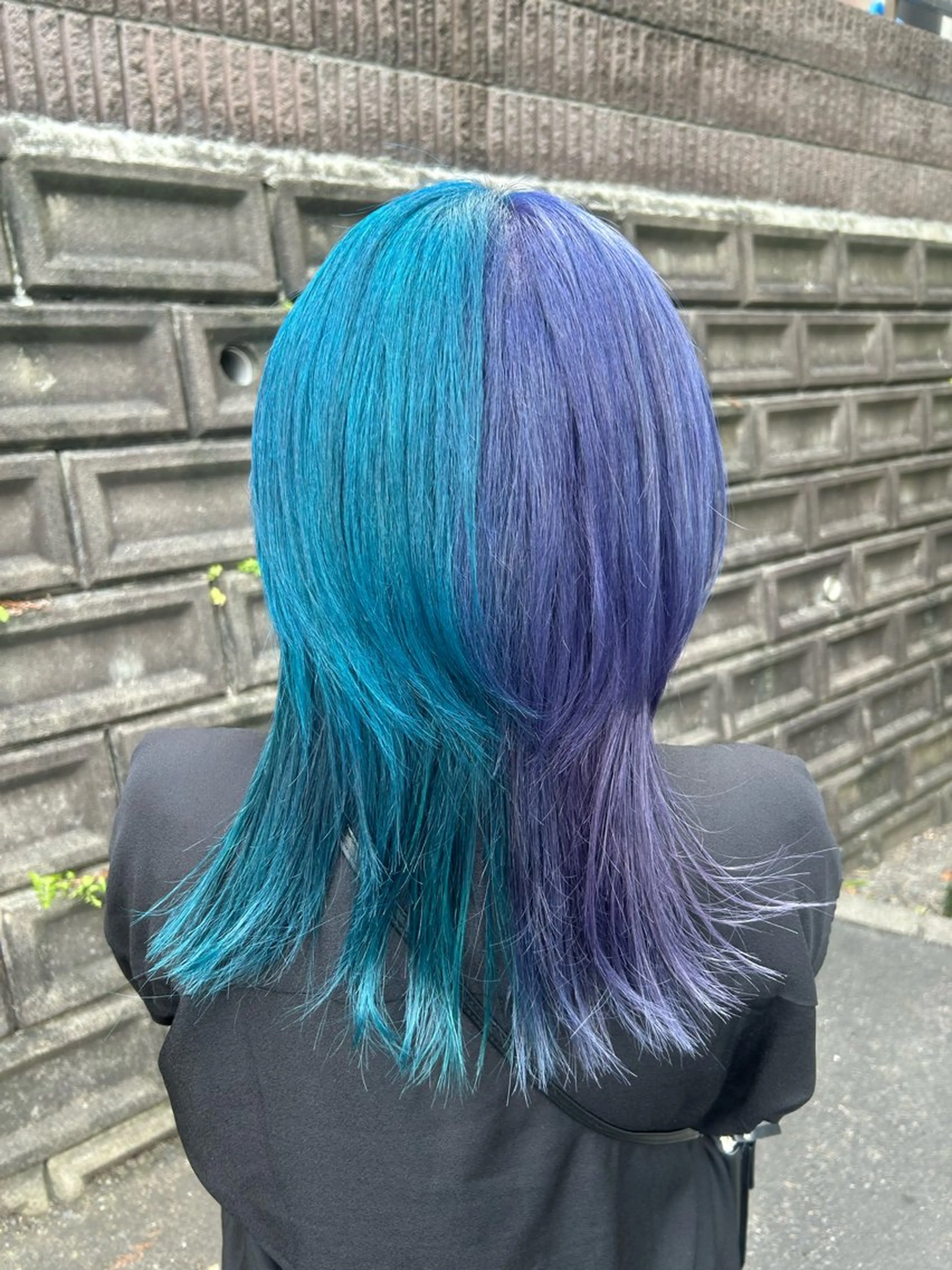カラー ダブルスキルエクステ /羽エクステ白石宇由のヘアスタイル