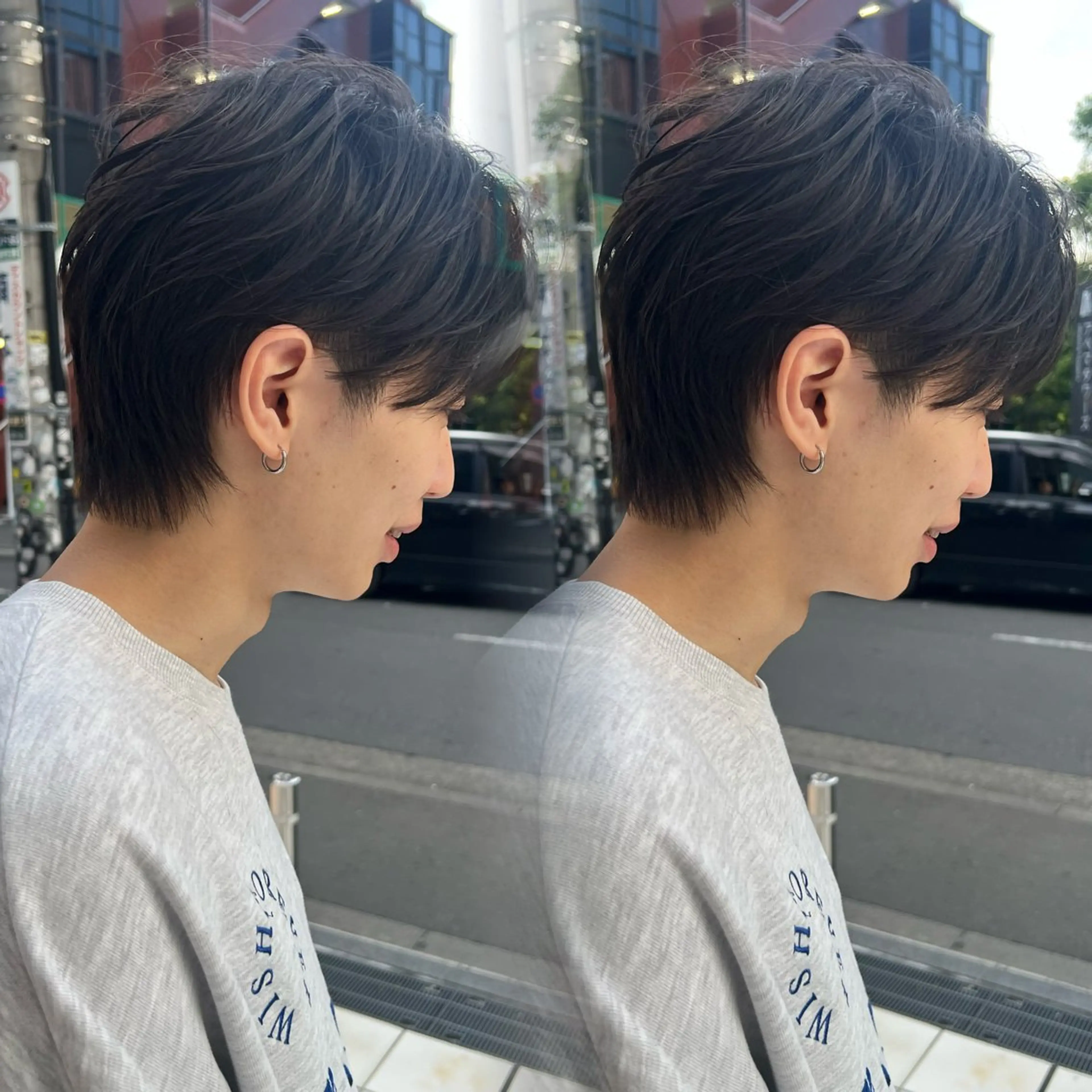 メンズ 渋谷/フェザー/ 毛流れ/竹内凌のヘアスタイル