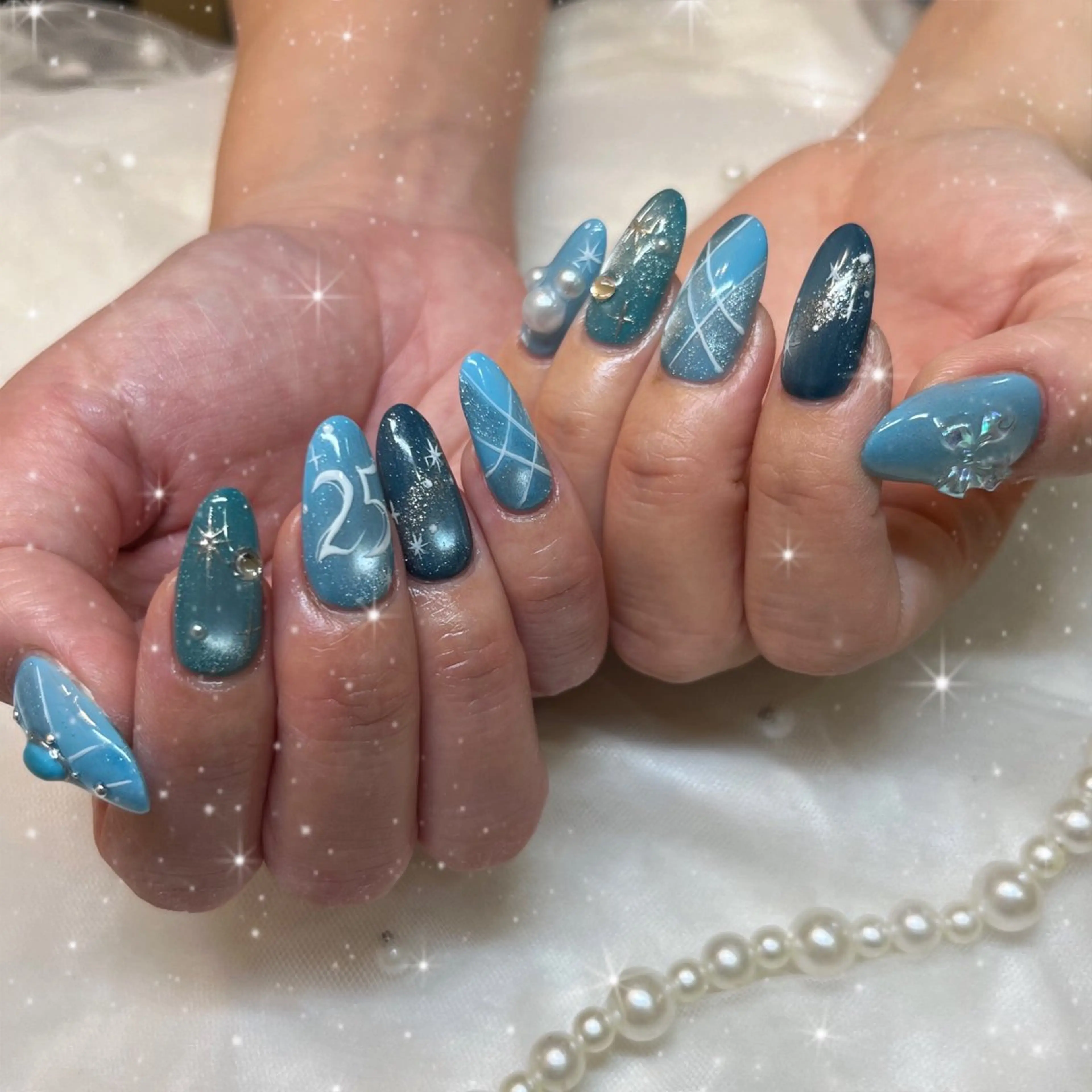 ネイル アートネイル ハンドネイル BlueDaisy 栄本店のネイルデザイン