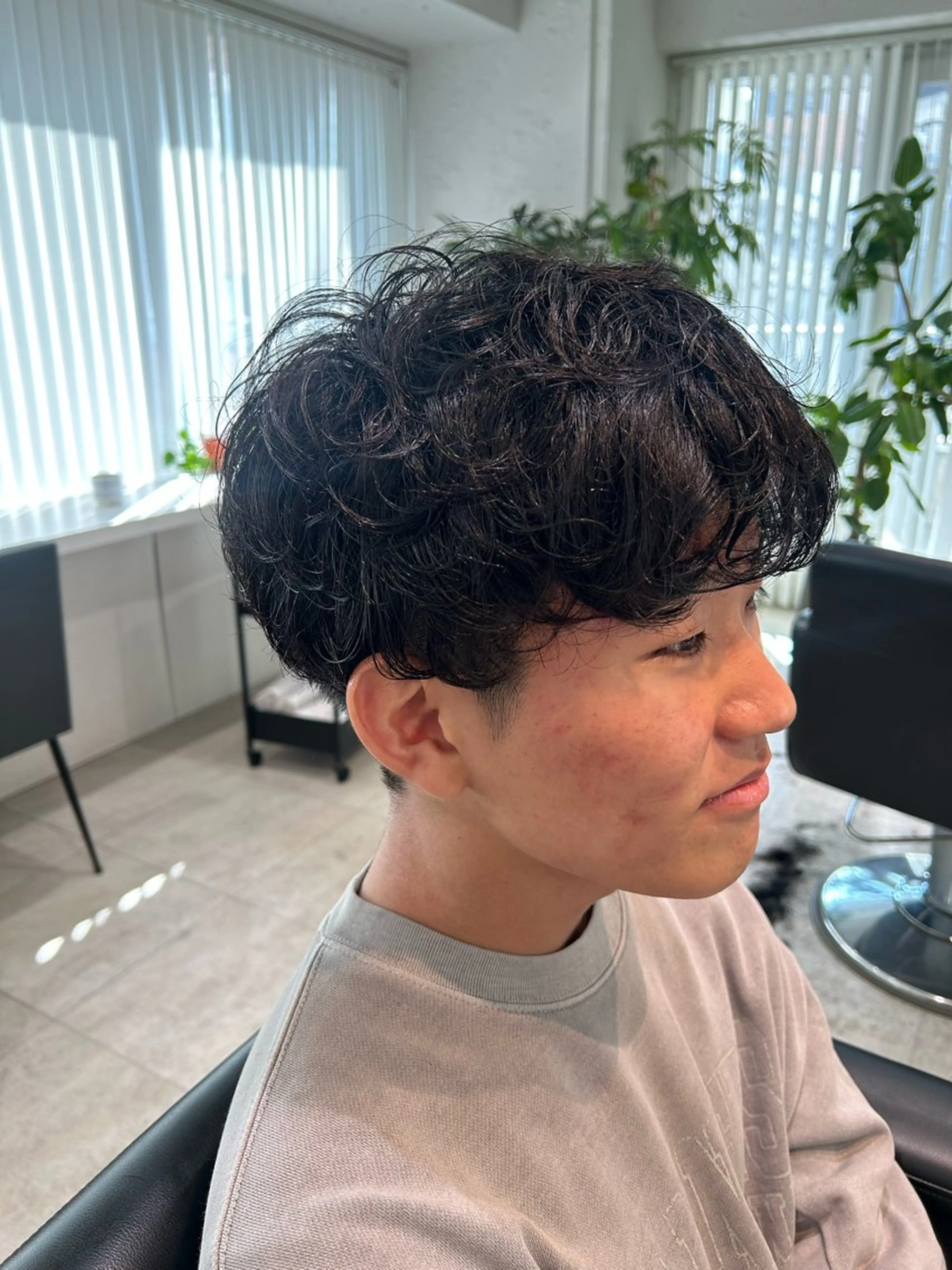 パーマ メンズ メンズパーマ 艶カラー🌸アレンジ 🌹Sally🕊️のその他イメージ