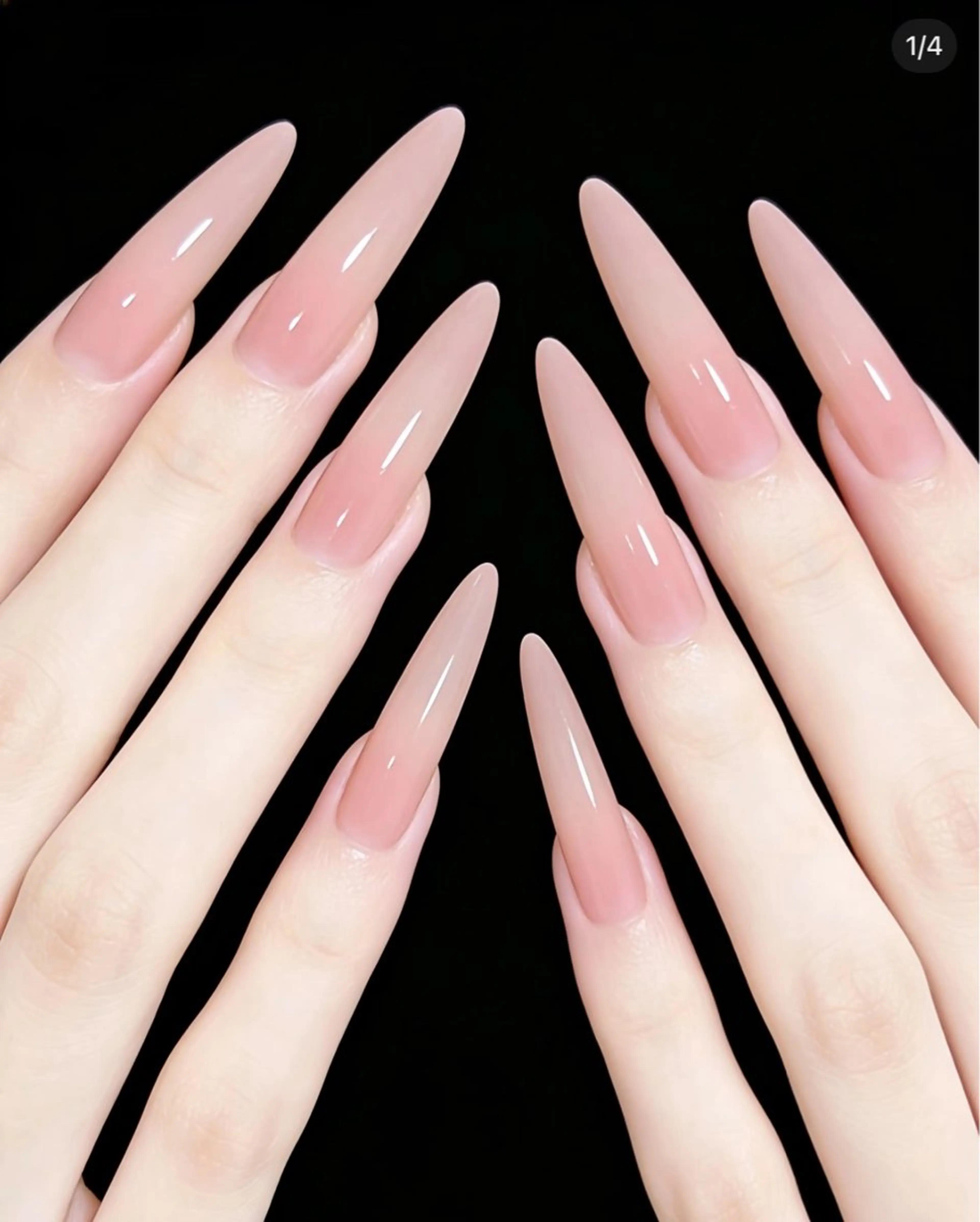 ネイル フレンチネイル キラキラネイル 韓国ネイル シンプルネイル ワンホンネイル ハンドネイル MEI Nailのネイルデザイン