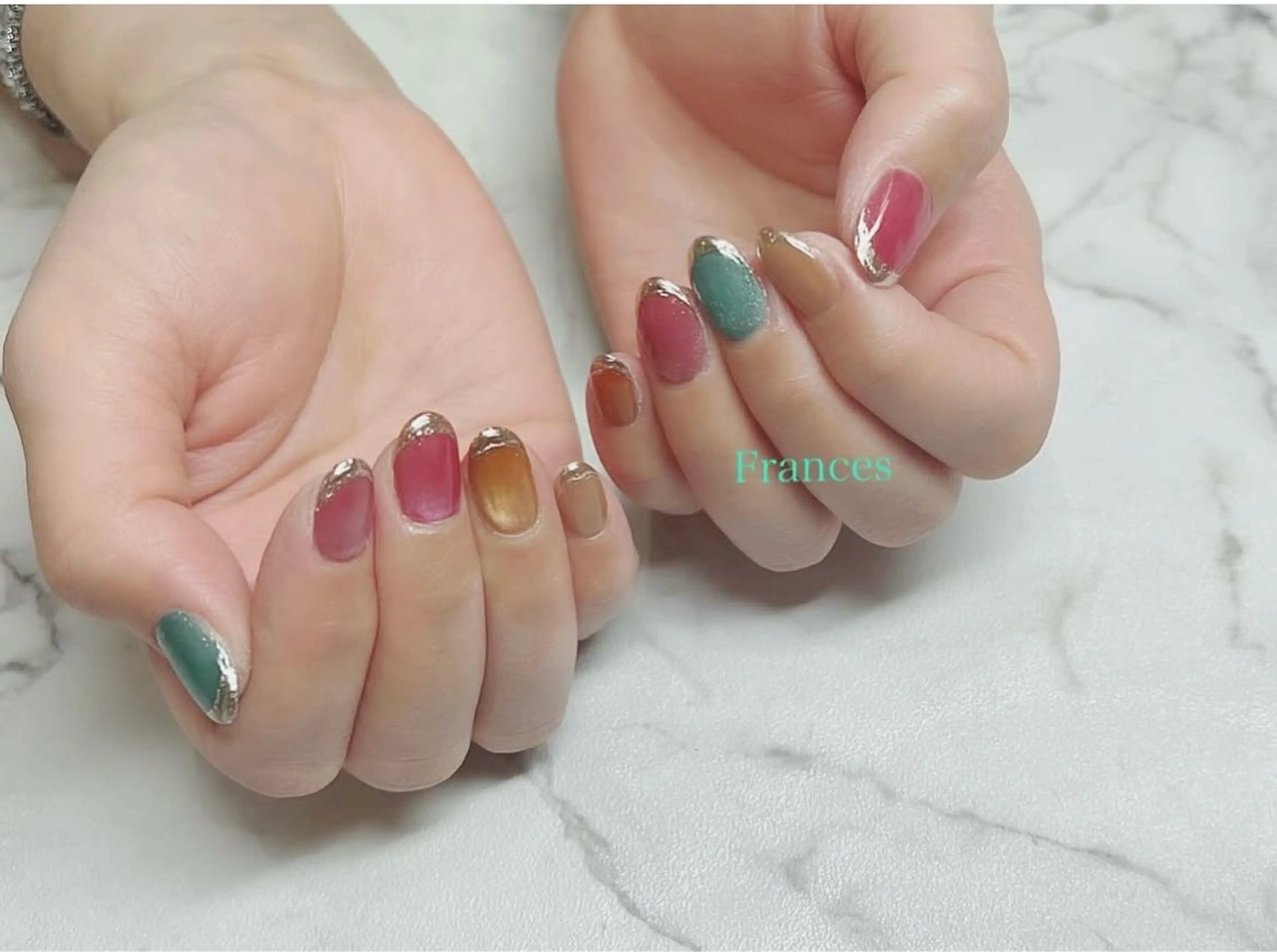 ネイル マグネットネイル Frances 今村のネイルデザイン