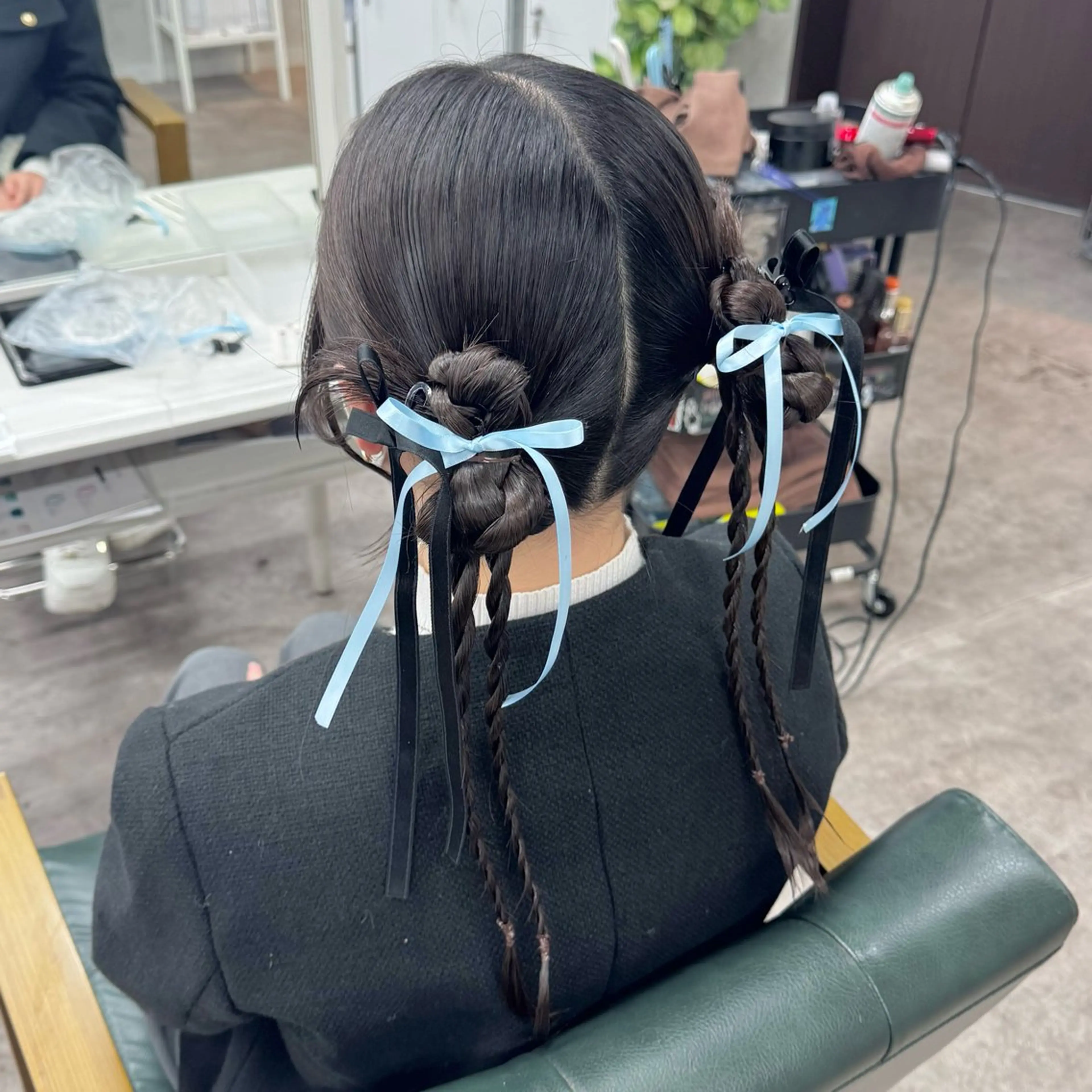 ロング ヘアアレンジ JUNSHIN🦋 ヘアセット／カラーのヘアスタイル