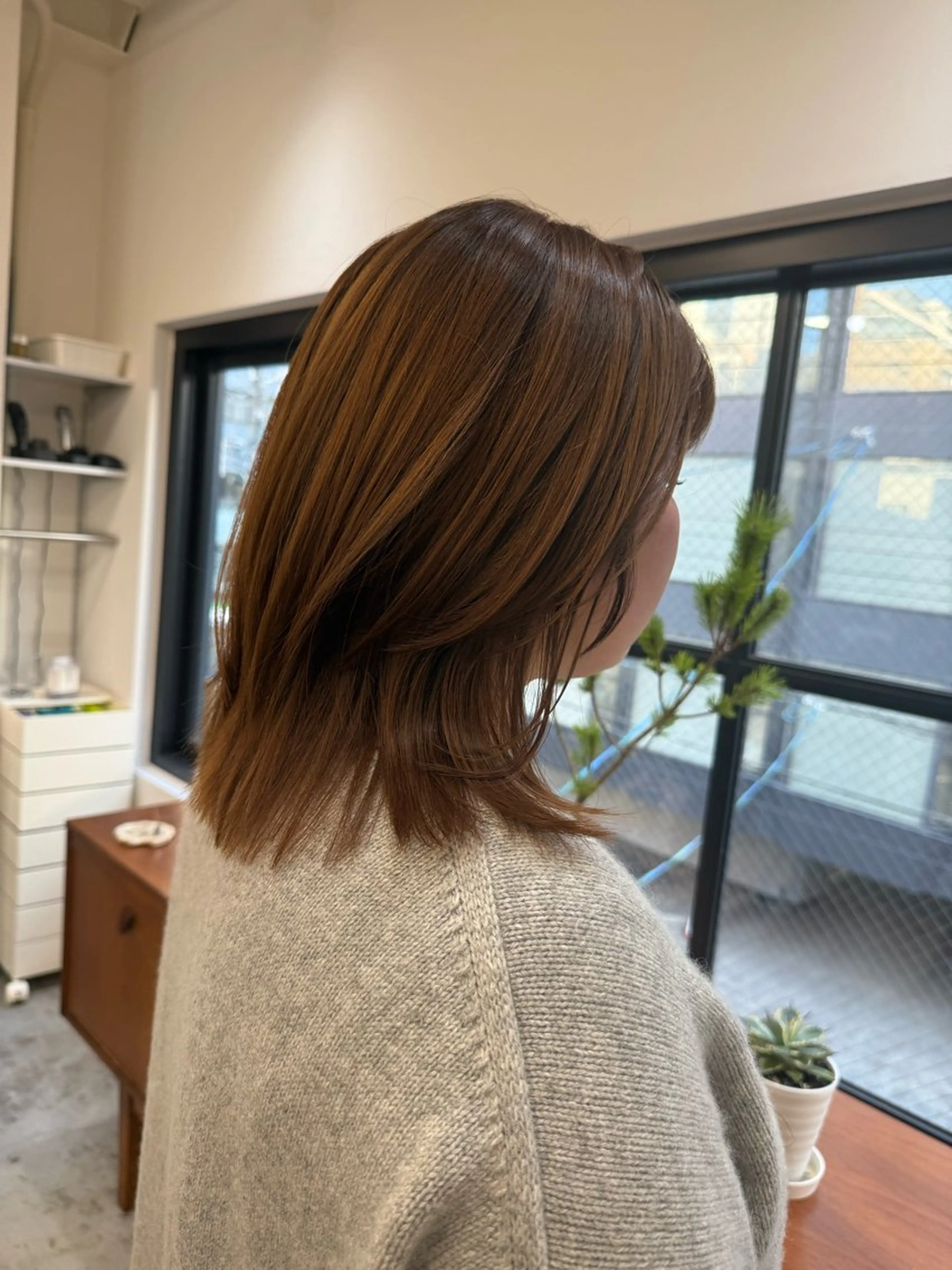 ミディアム soa.北堀江 のりのヘアスタイル