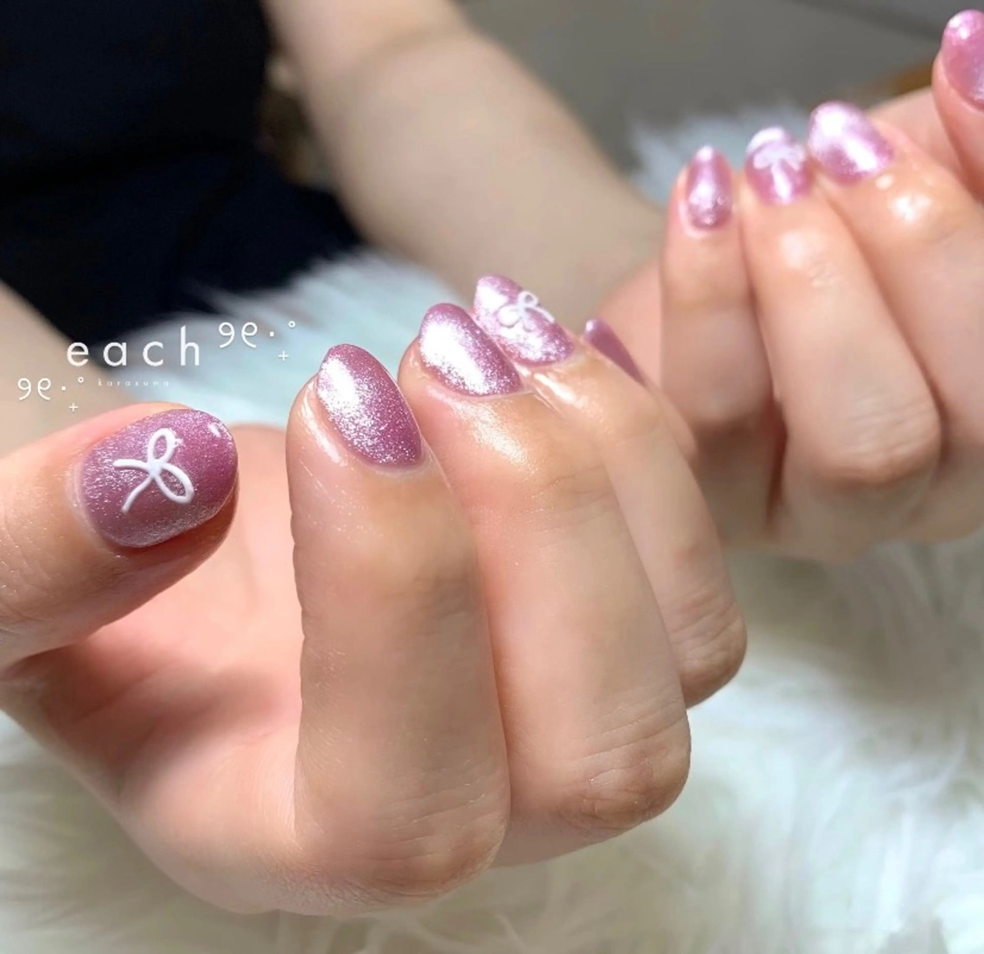 ネイル マグネットネイル each Hibikiのネイルデザイン