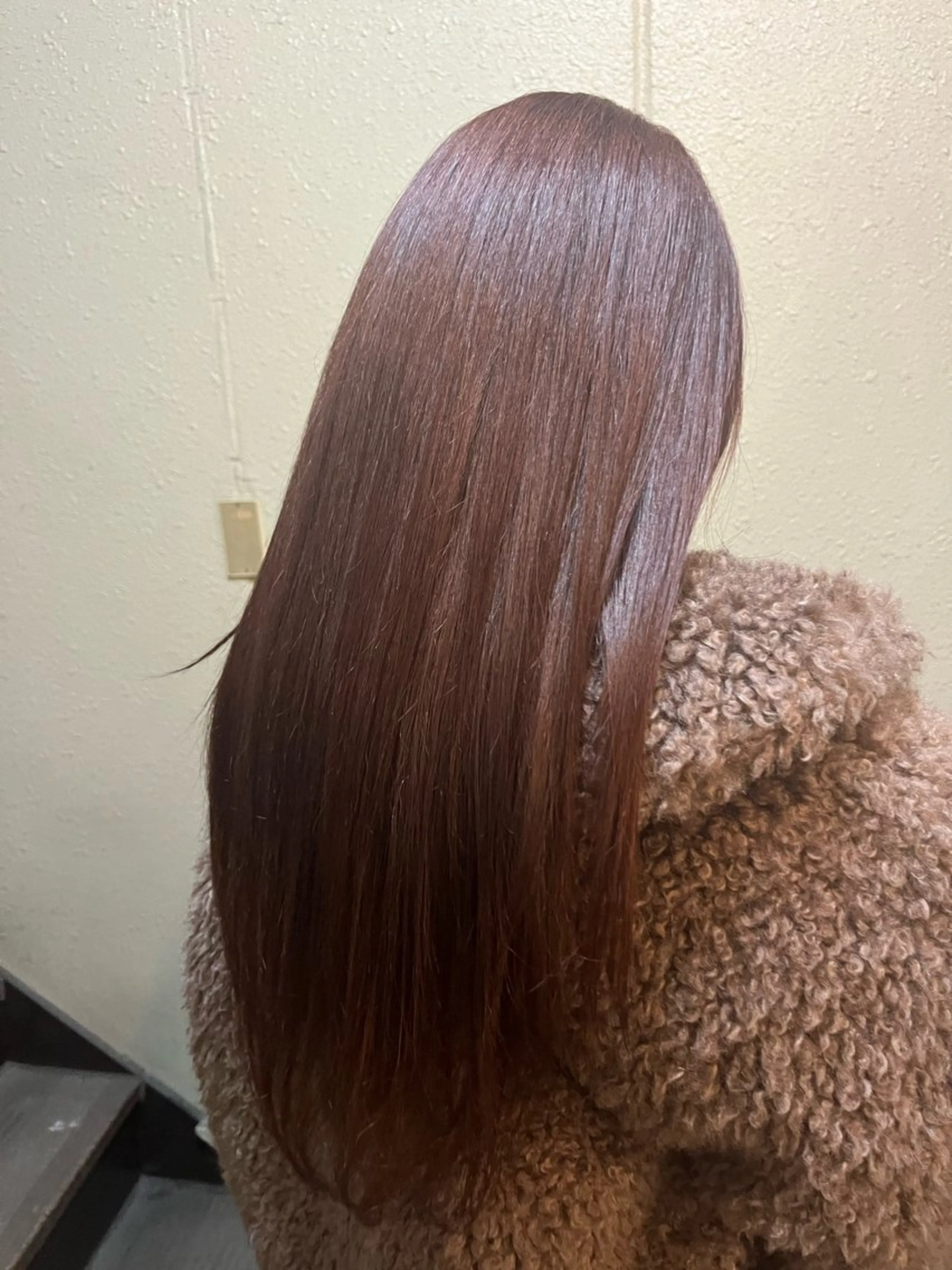 ロング パーマ ストレートパーマ anon Loemのヘアスタイル