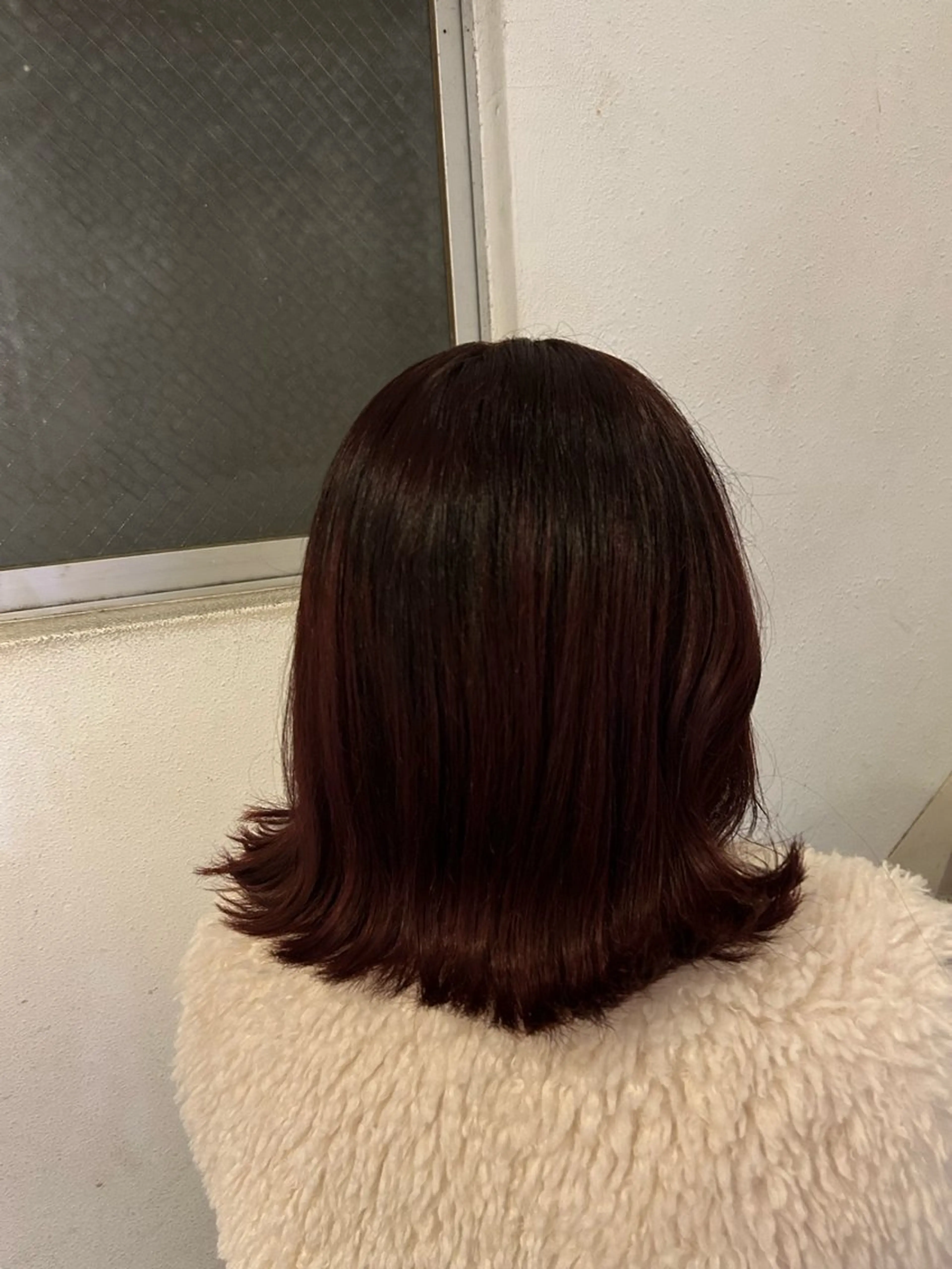 ミディアム カラー ブリーチ ブリーチなしカラー 愛結 暖色カラー🎀🩰のヘアスタイル