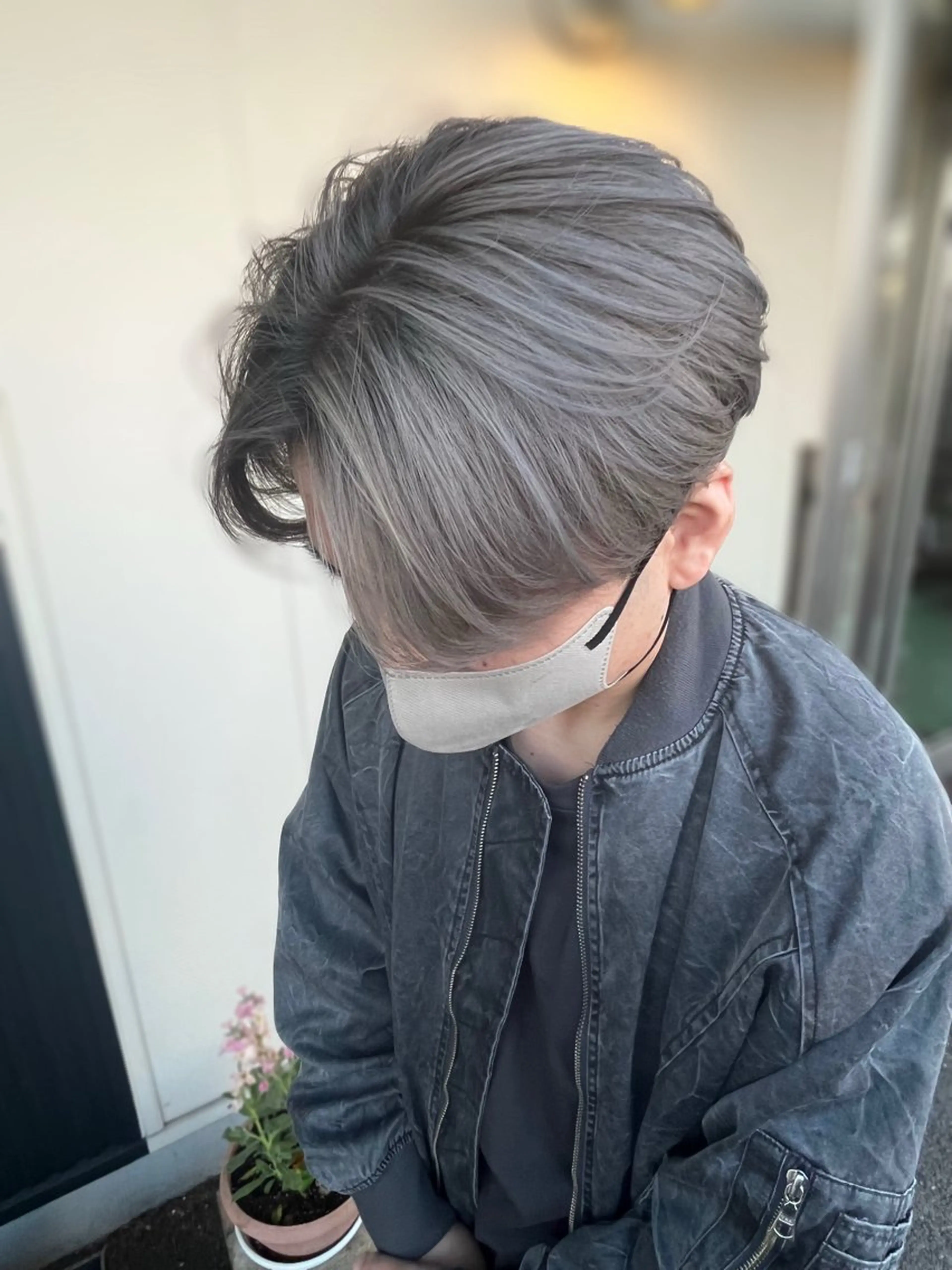 カラー バレイヤージュ ヘアカラー 久留生 隼斗のヘアスタイル