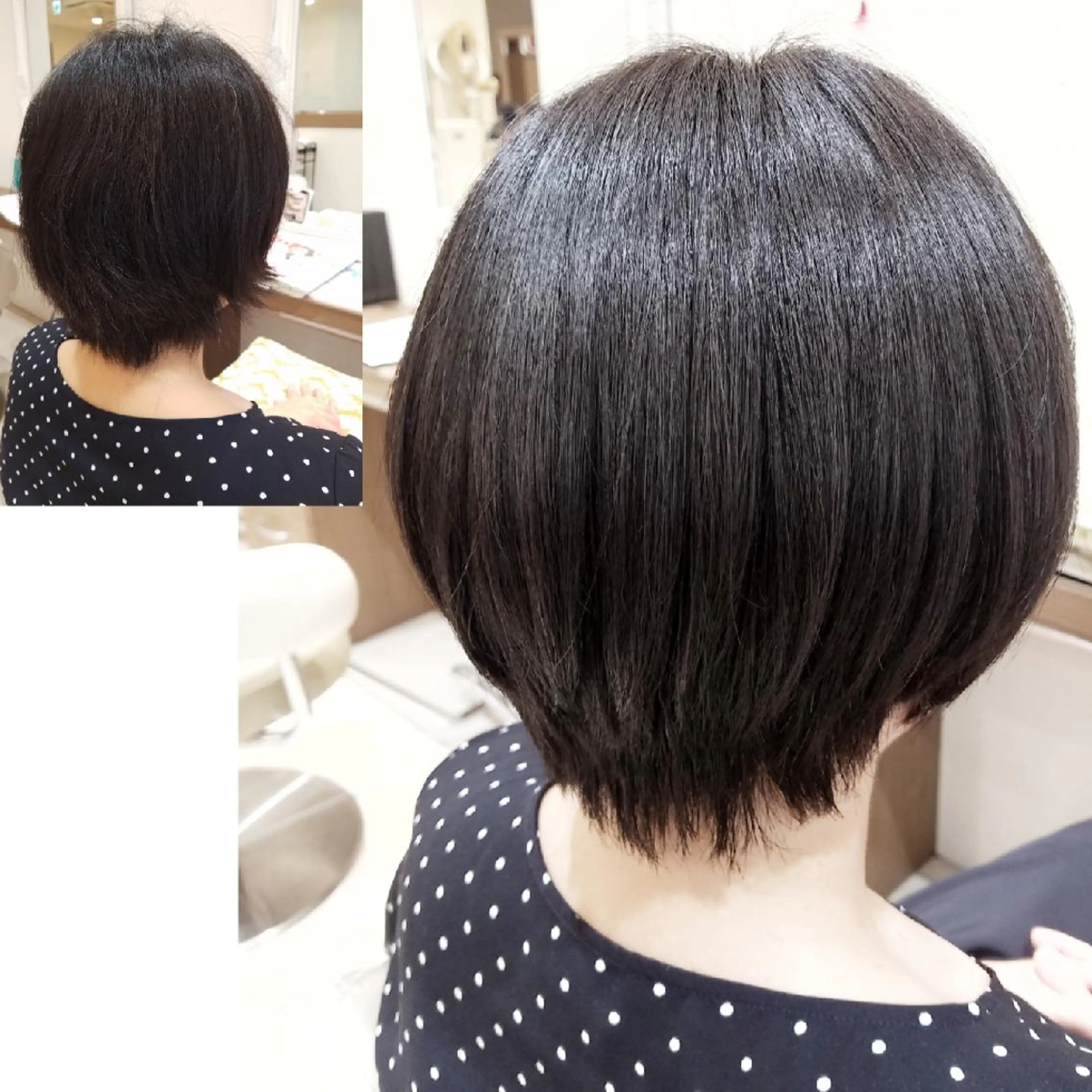 ショート ショートヘア 縮毛矯正 カット 縮毛矯正 村岡【店長】 【骨格矯正ショート】のヘアスタイル