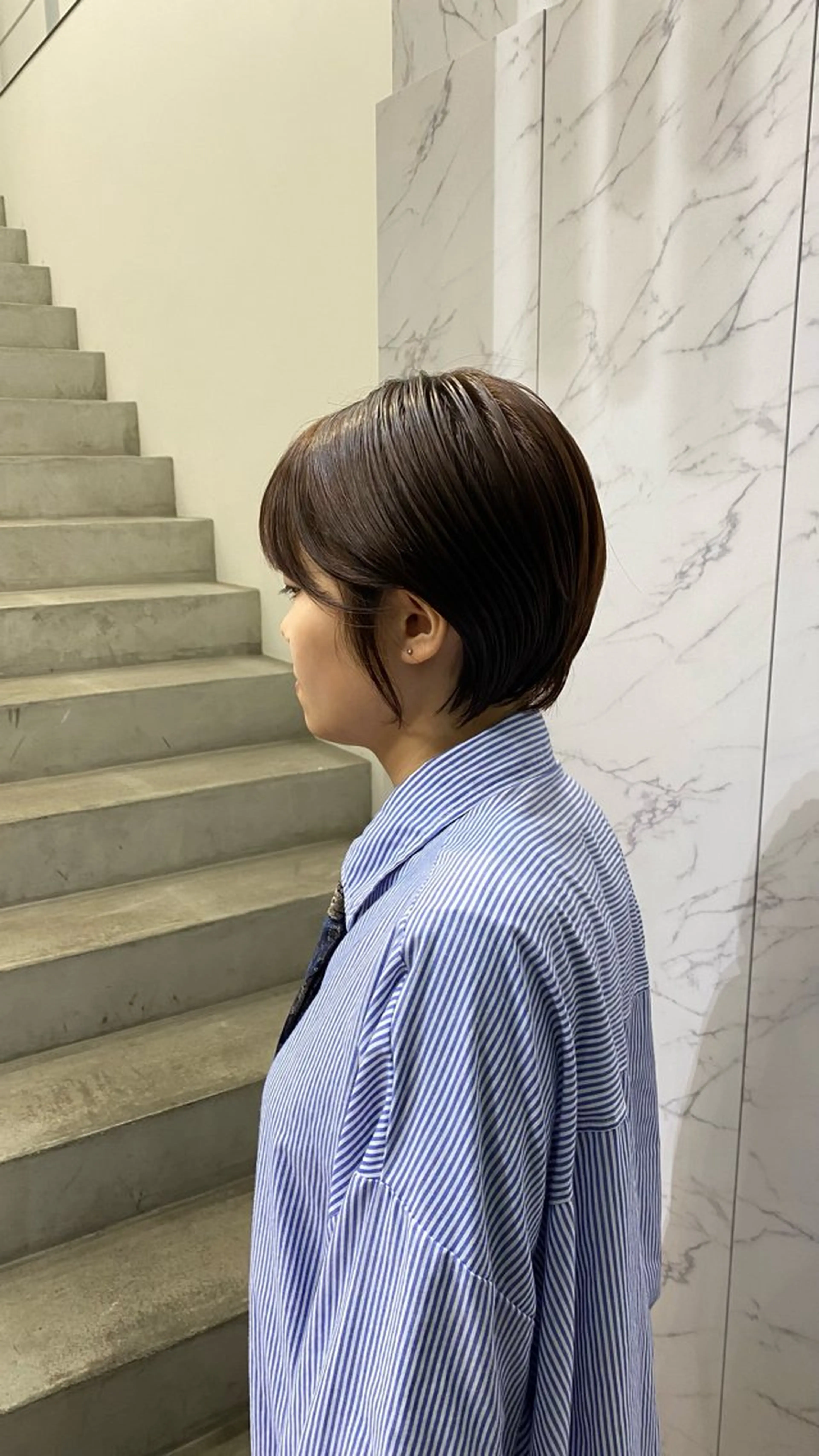 ショート マツザキ マナトのヘアスタイル