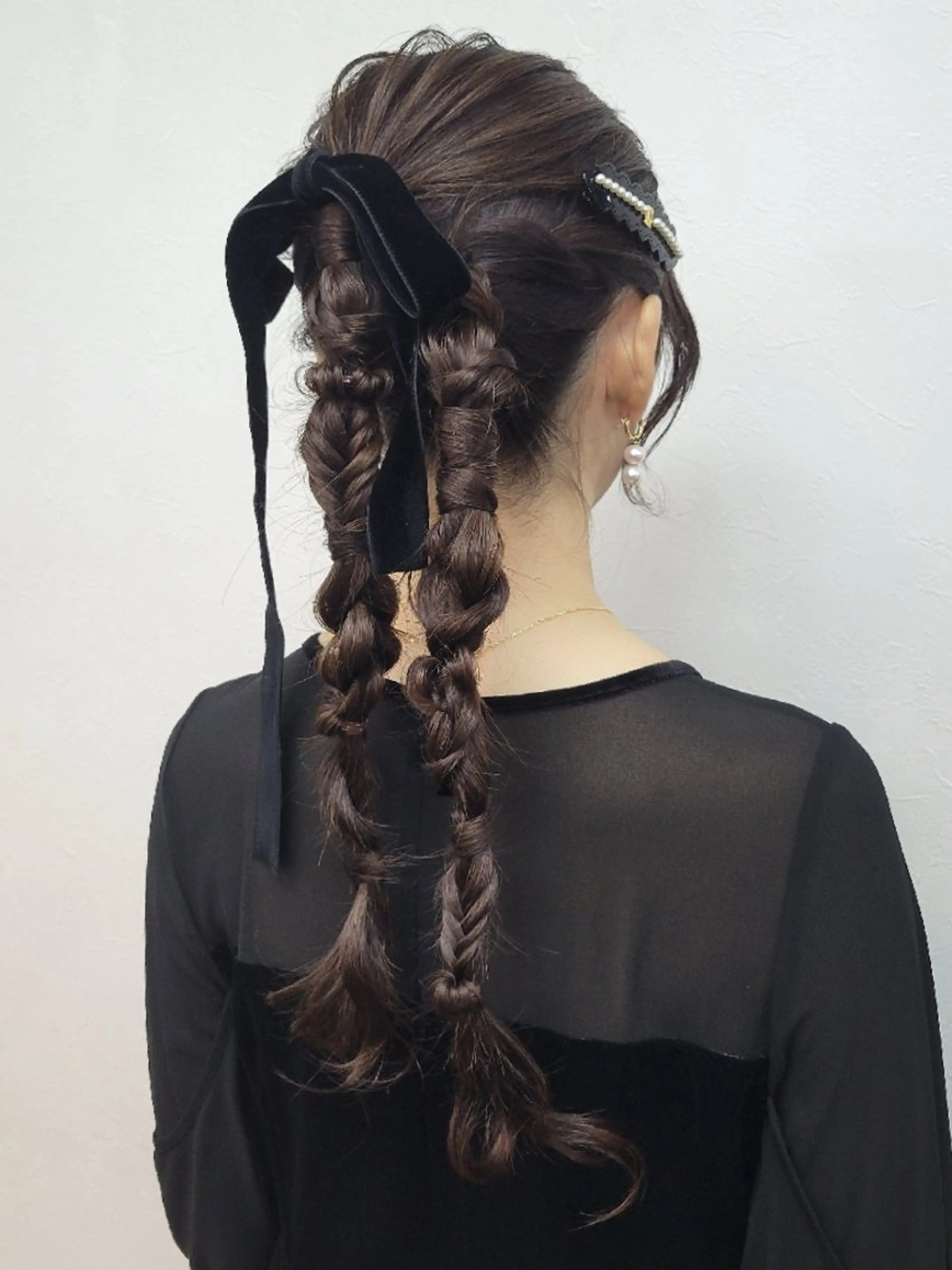 ロング ロング ヘアセット 藤田 エレナのヘアスタイル