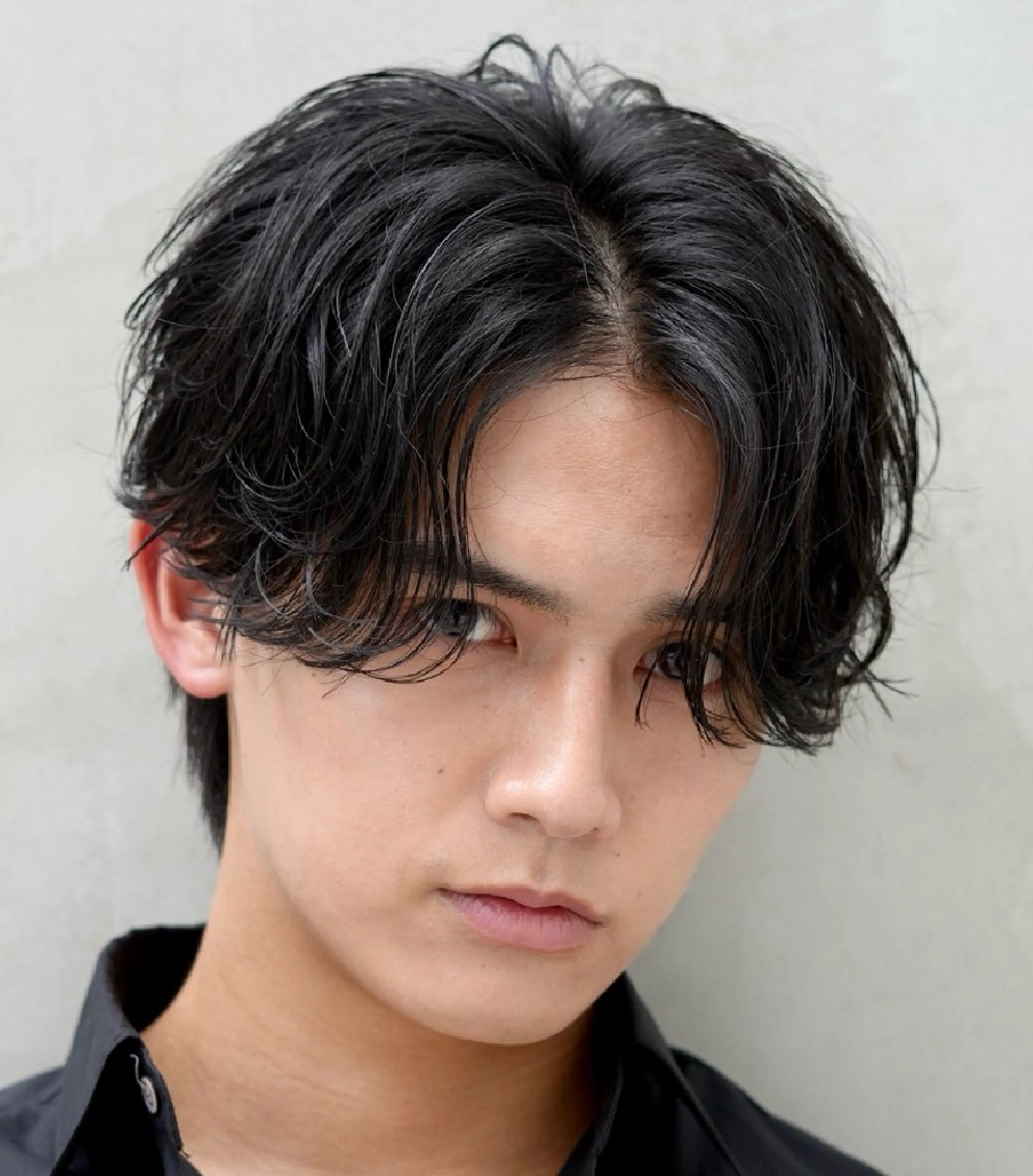 パーマ メンズ センターパート マッシュ メンズパーマ プードルパーマ メンズツイストパーマ カット パーマ トリートメント 仙台波巻きパーマ/ fifth/遠藤楓雅のヘアスタイル