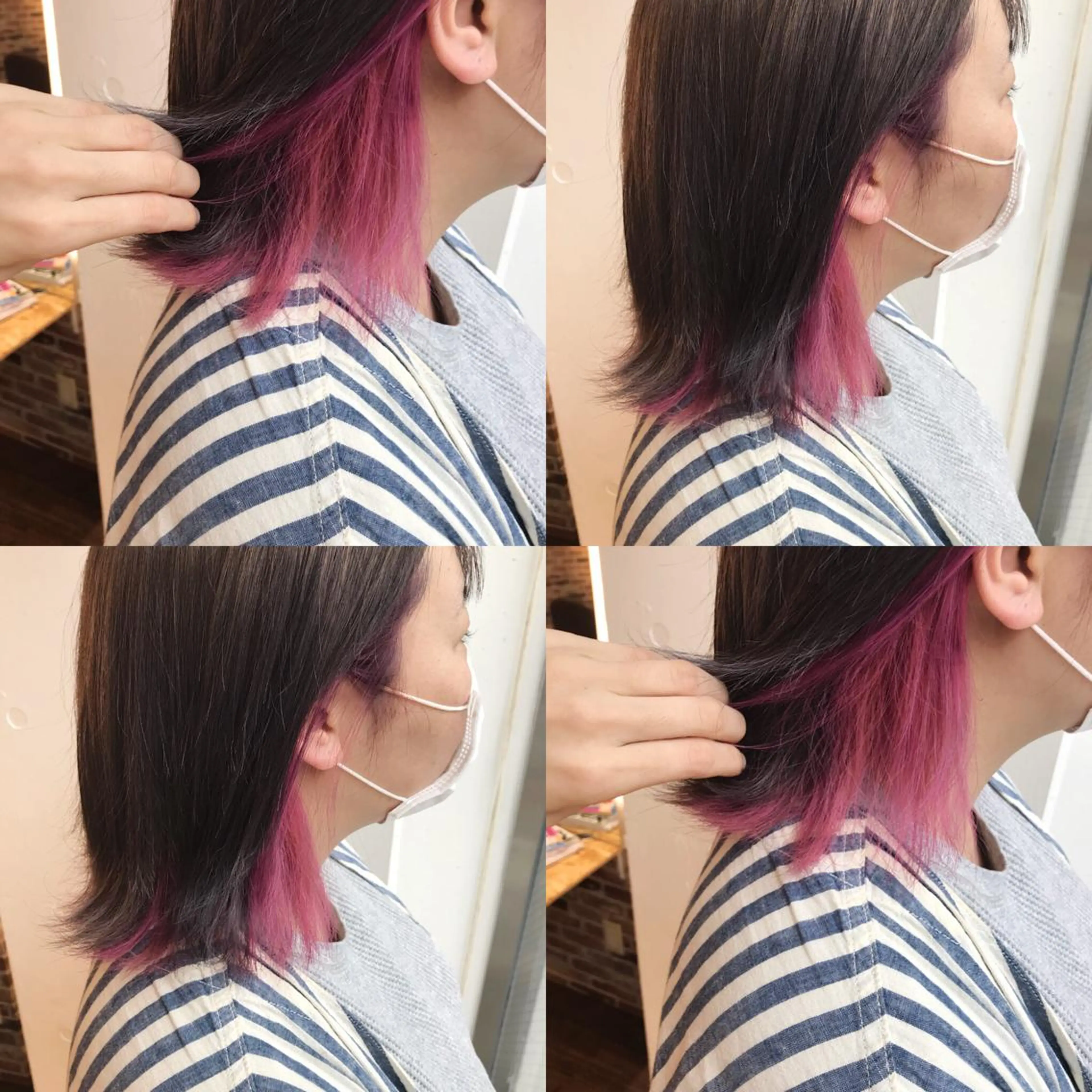 カラー ピンクカラー chic.🍋 Kirariのヘアスタイル