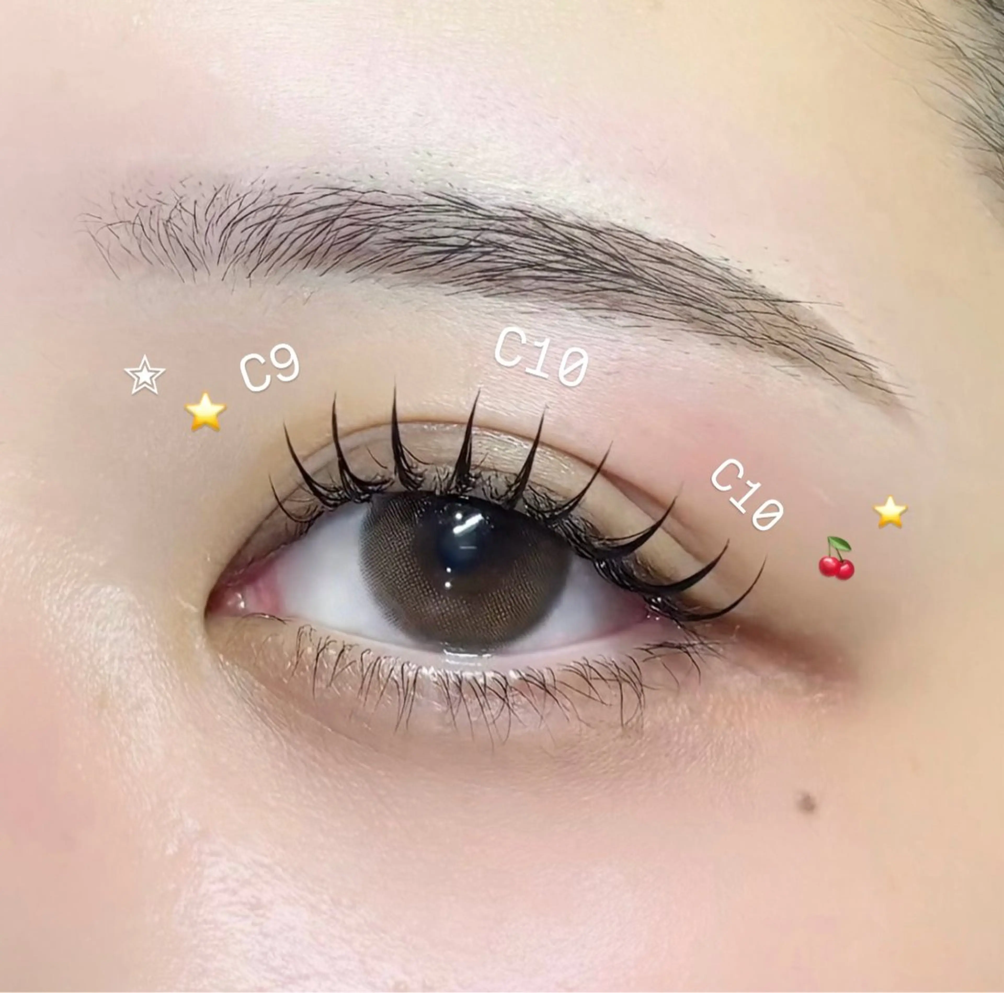 マツエク・マツパ マツエク eclat / yui 🍒のマツエク・マツパデザイン