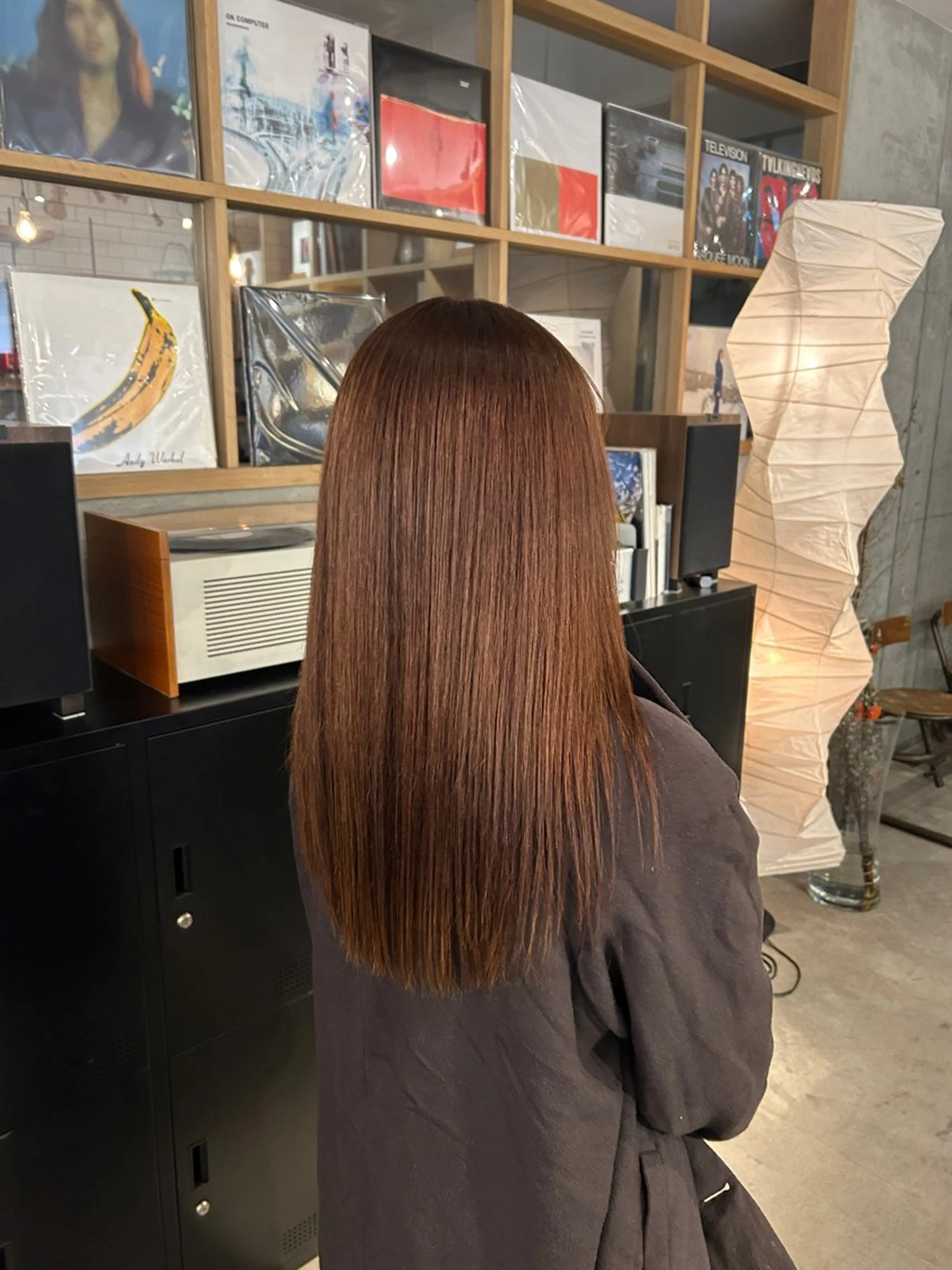 ロング パーマ ⭐️植田瑠菜⭐️ カラー／縮毛矯正のヘアスタイル
