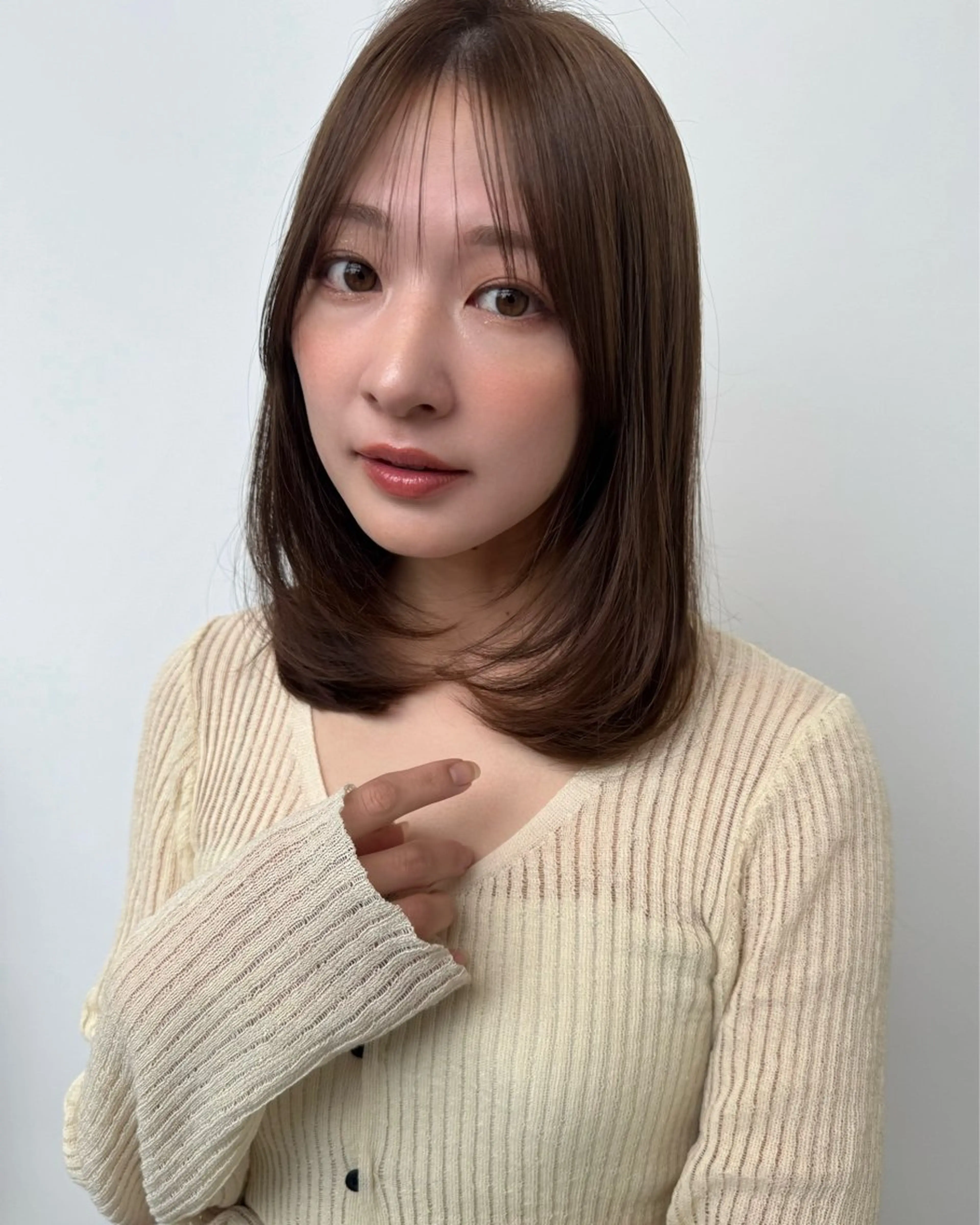 ショート カラー ベージュカラー レイヤーカット カット ヘアカラー トリートメント レイヤー🩰顔まわり /透明感/kanaのヘアスタイル