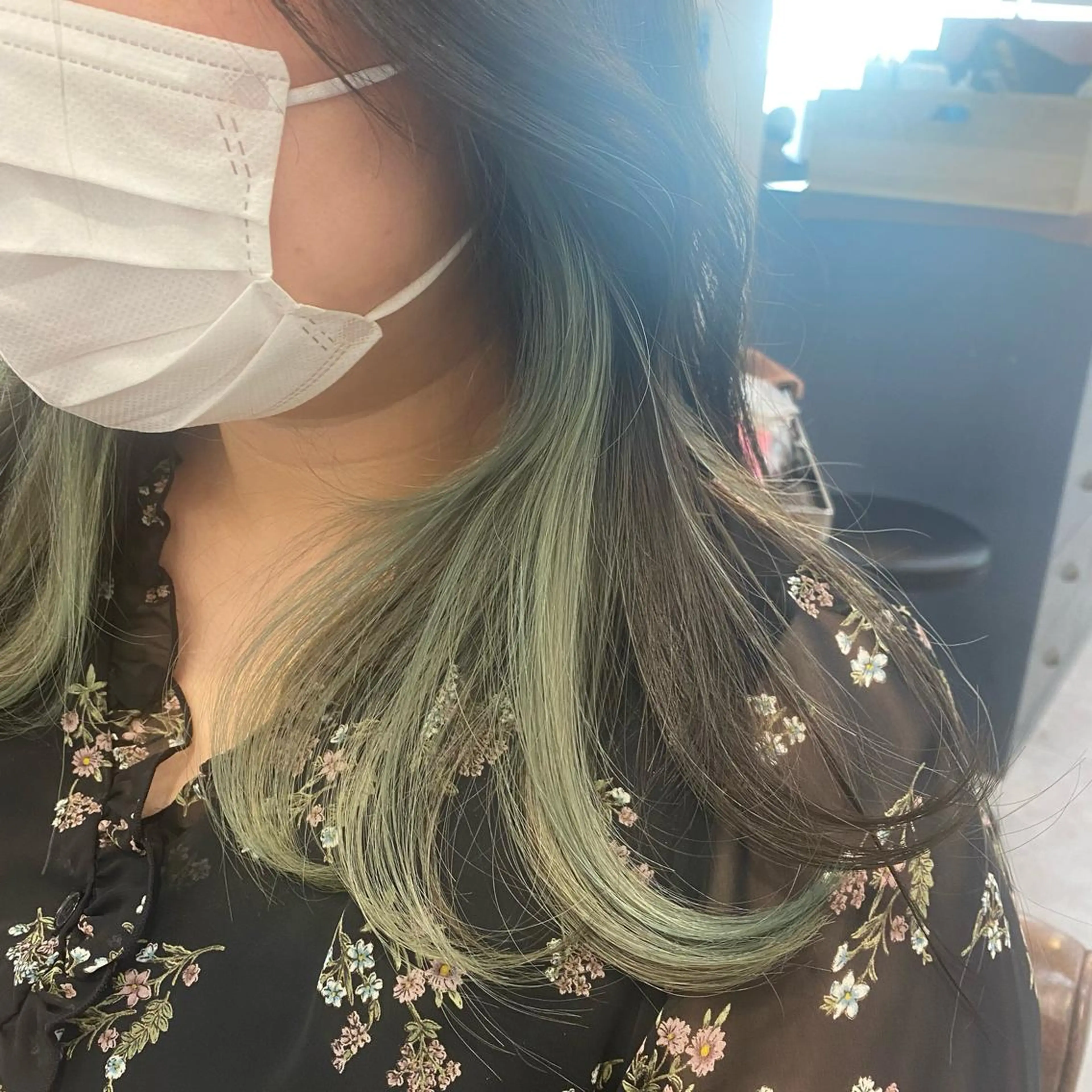 ロング ヘアカラー トリートメント akina＊ブリーチ ♡トレンドヘアのヘアスタイル