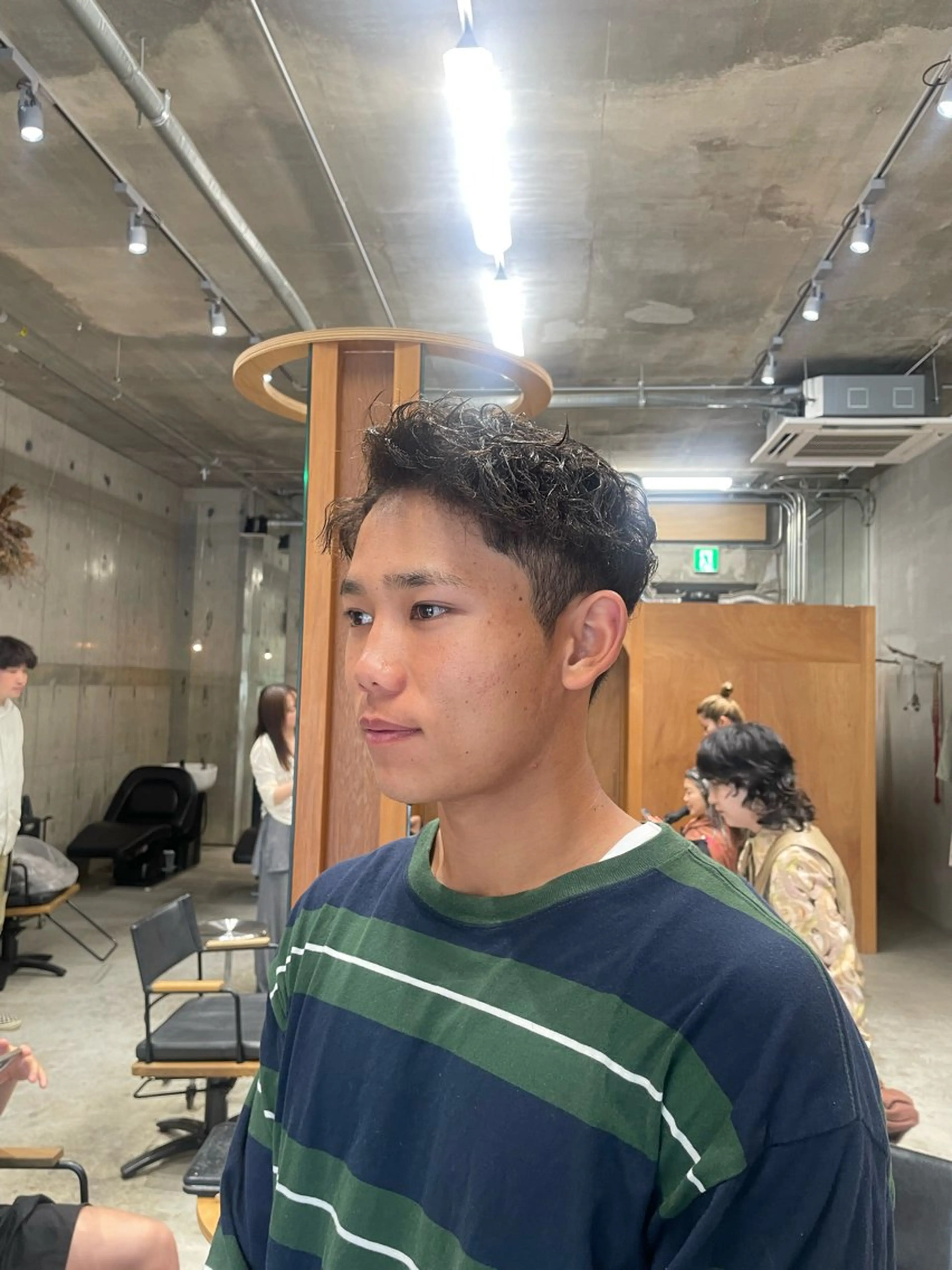 メンズ パーマ/メンズ/ 鮫島竜海のヘアスタイル