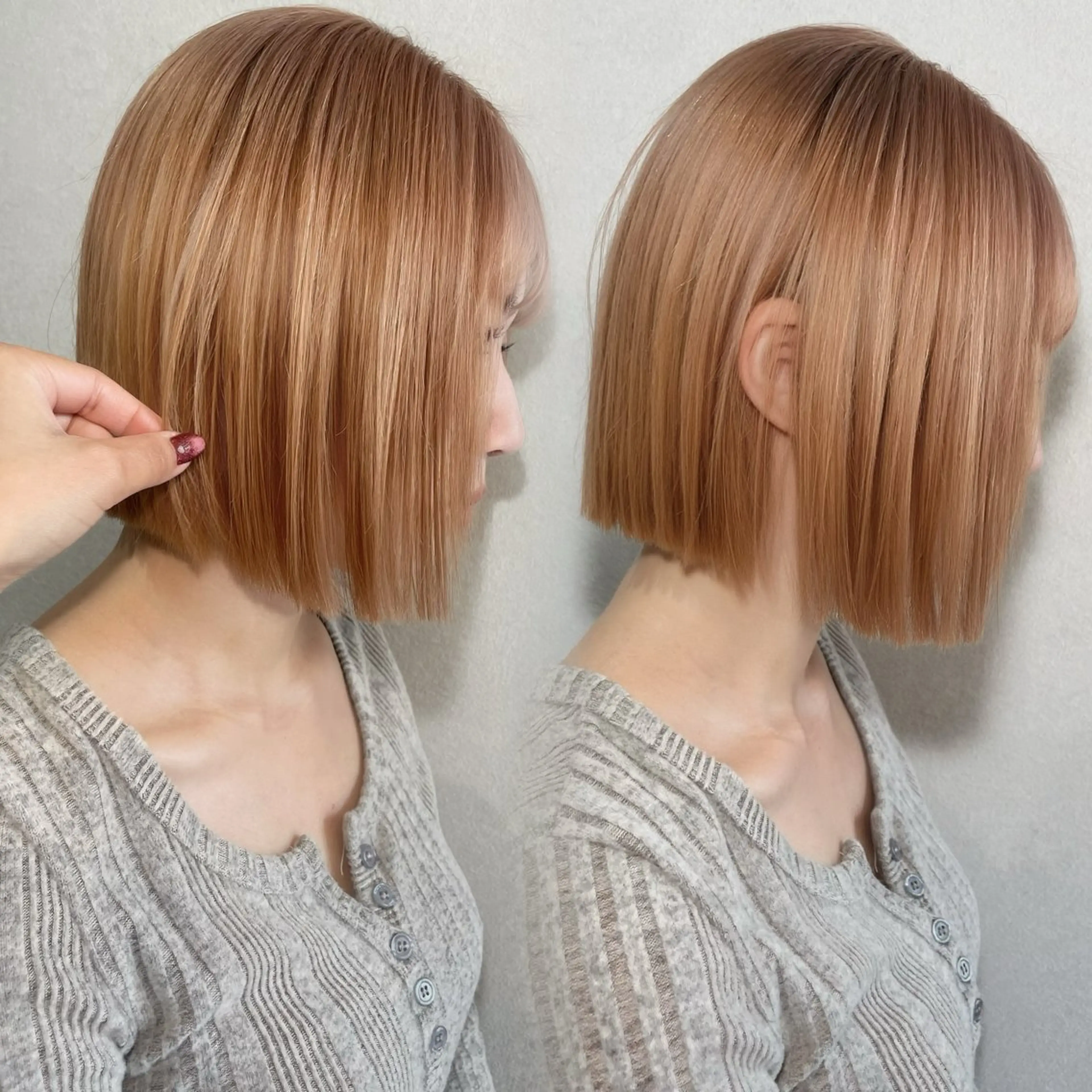 cut✂️+ブリーチ(オンカラー)🥣+クオルシアtreatmentの写真