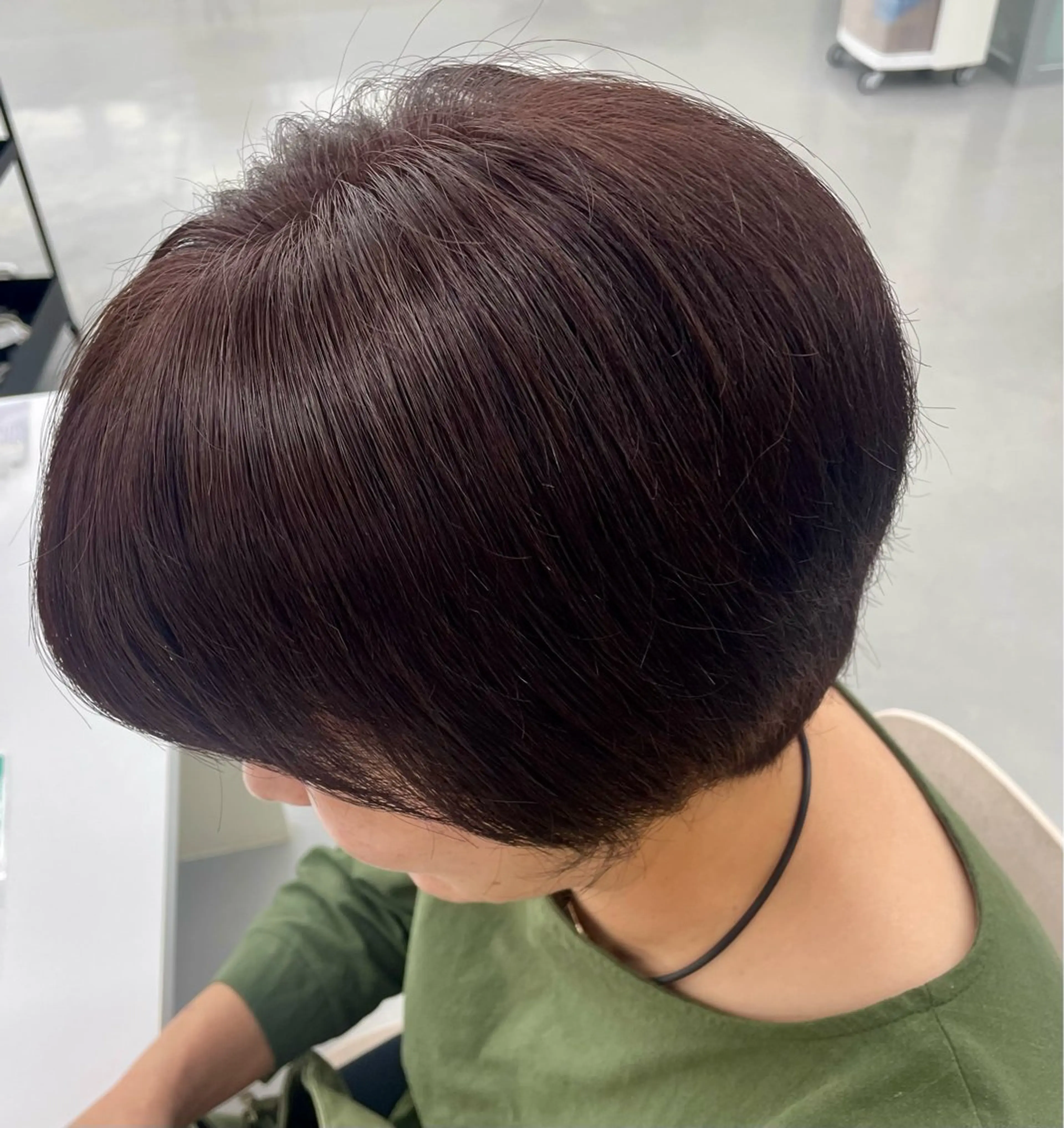 ショート カラー ブラウンカラー 松村 友里圭のヘアスタイル