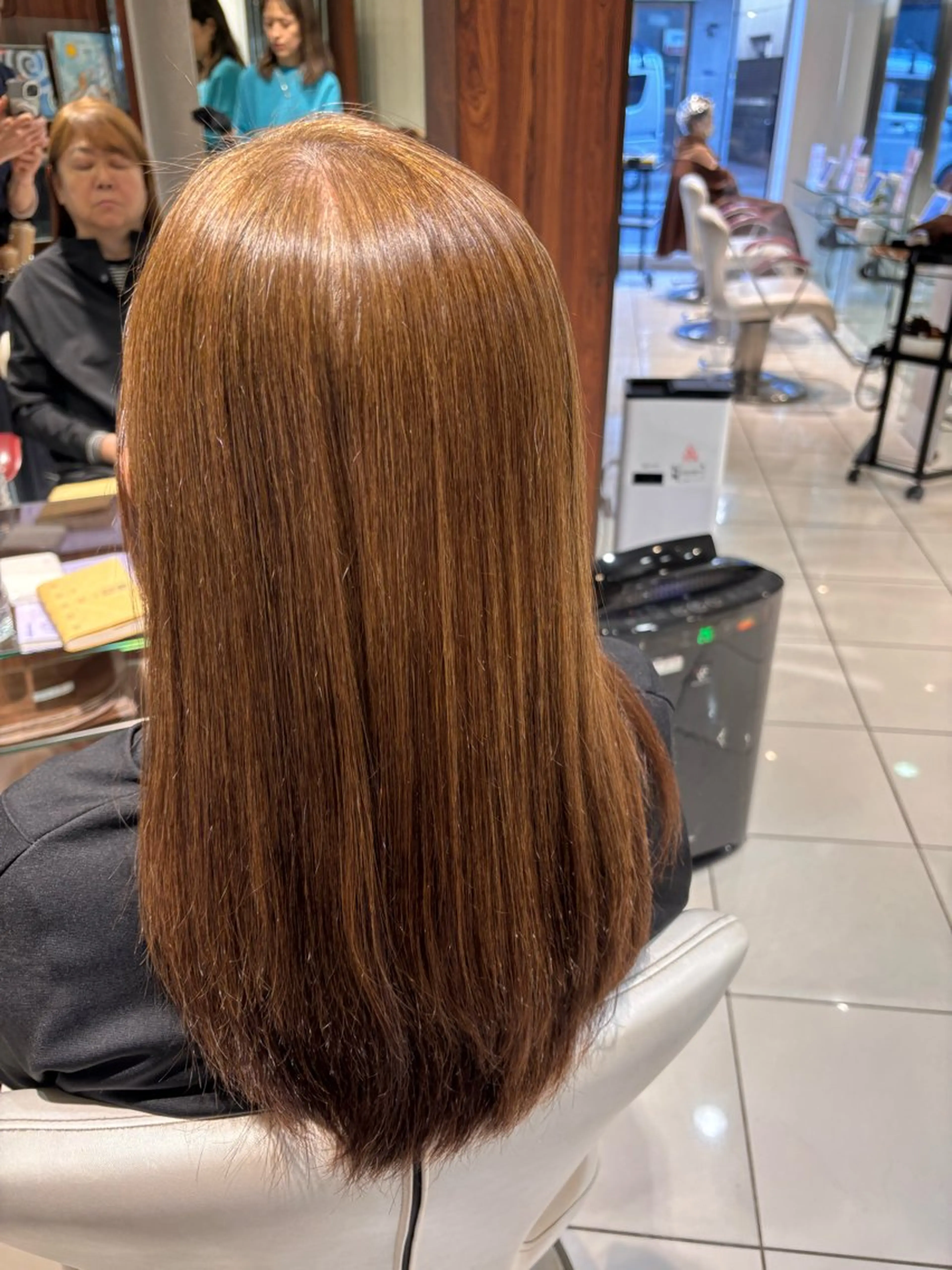 ロング カット 縮毛矯正 トリートメント ヨウコ YOKOのヘアスタイル