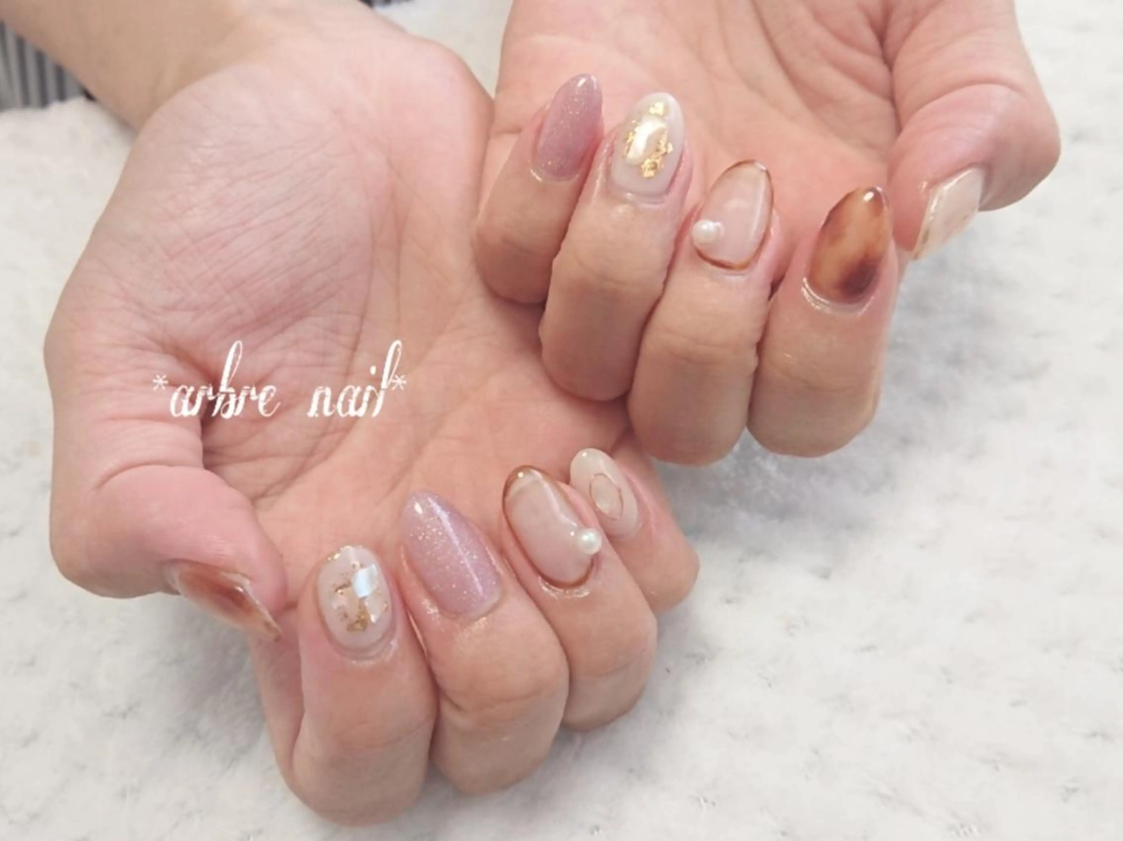 ネイル ✯.。 arbre  nail 。✯.のネイルデザイン