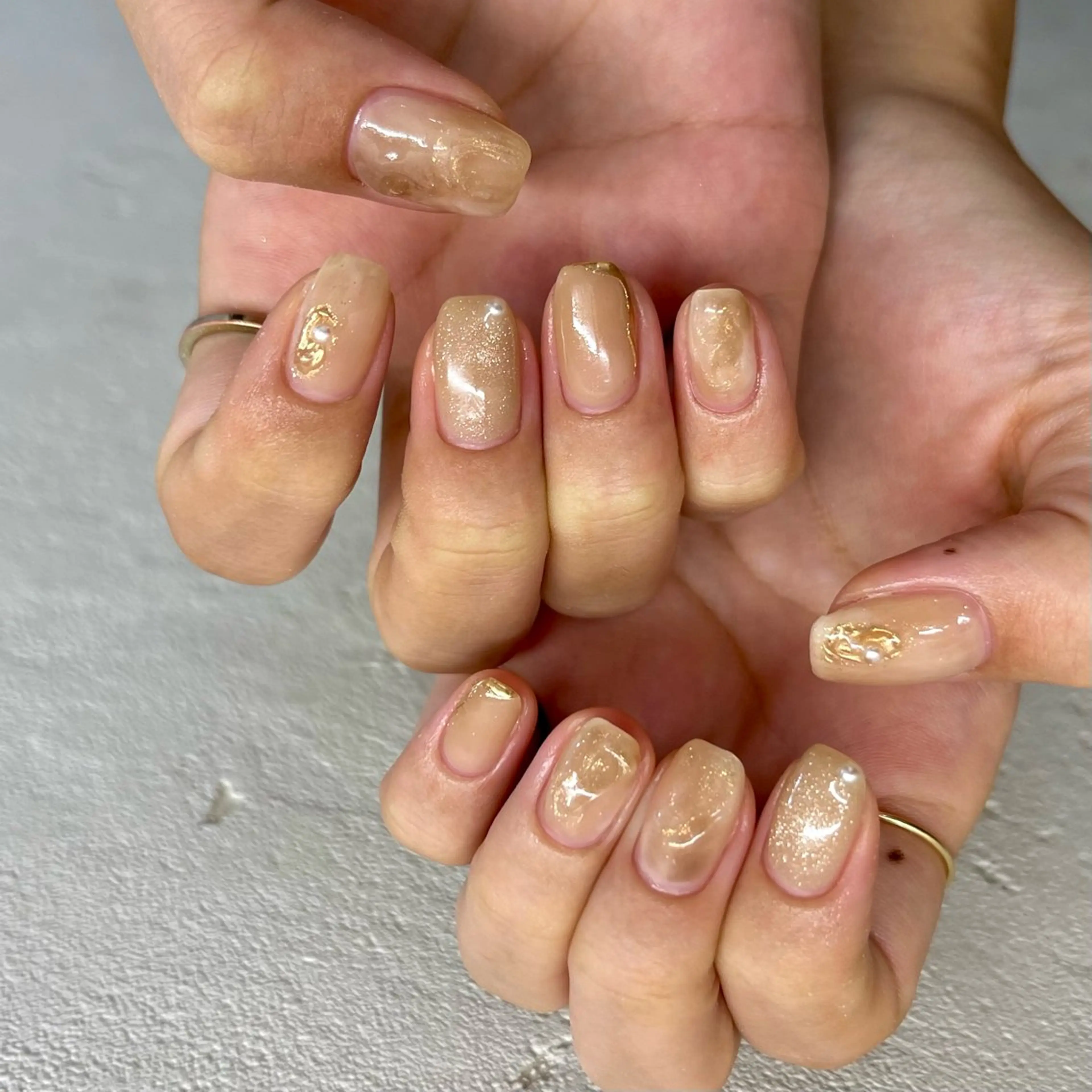 ネイル ハンドネイル 新宿ニュアンスネイル makotoのネイルデザイン