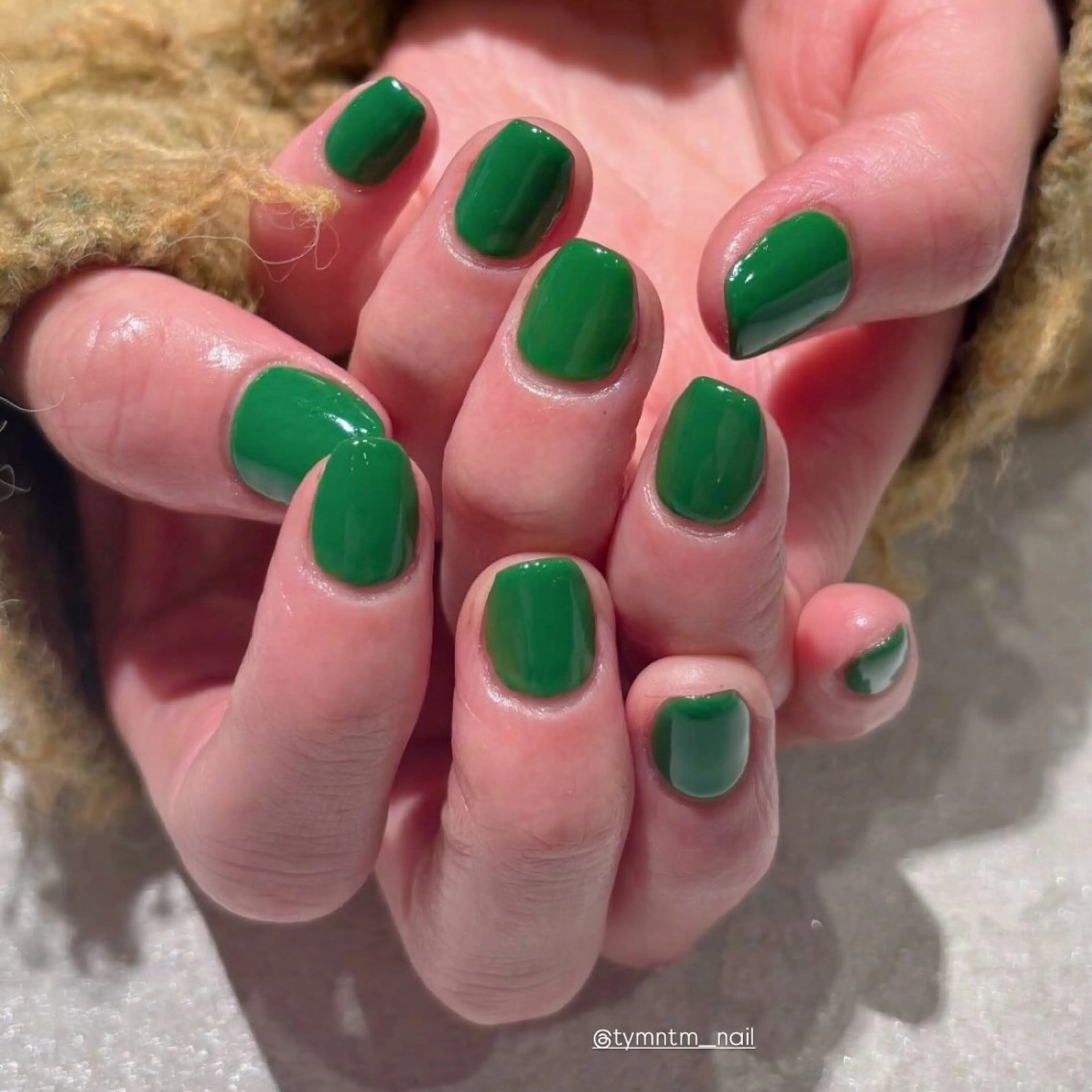 ネイル ワンカラーネイル 外山 なつ美のネイルデザイン