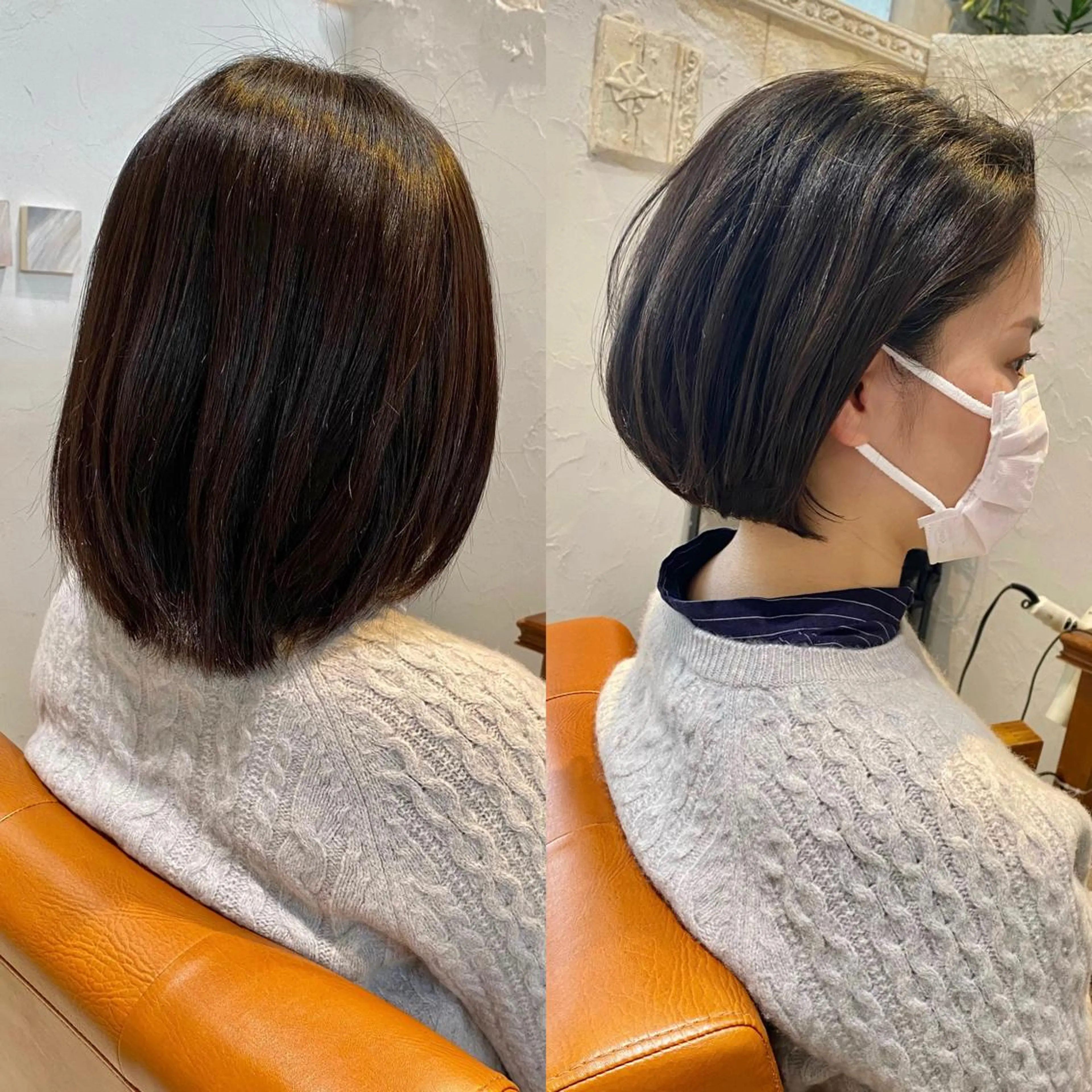 ショート ボブ カット ヘアカラー トリートメント ヘッドスパ 小林 佳祐のヘアスタイル