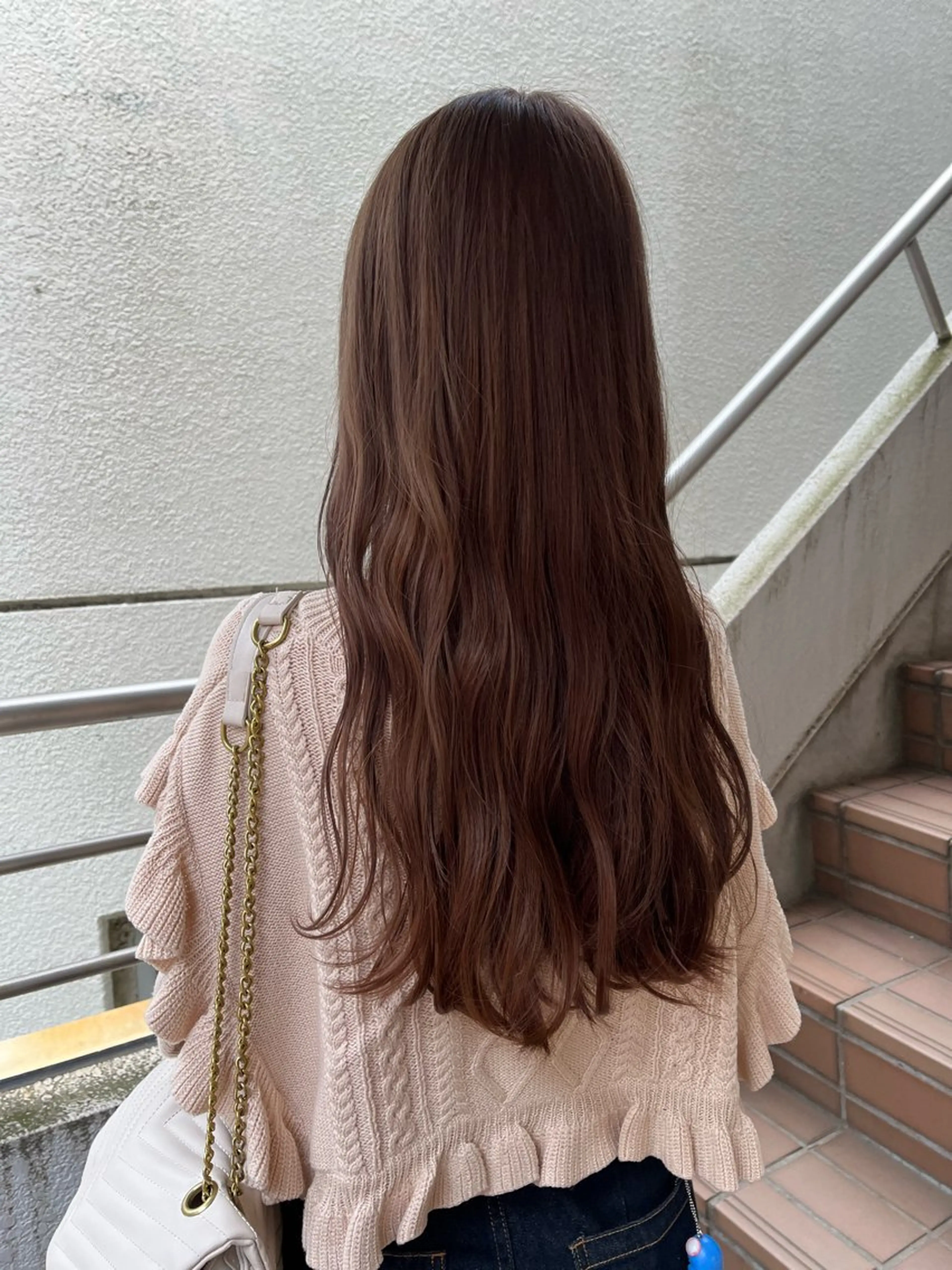 ロング カラー カット ヘアカラー トリートメント Kasumi | くすみブラウン×渋谷のヘアスタイル