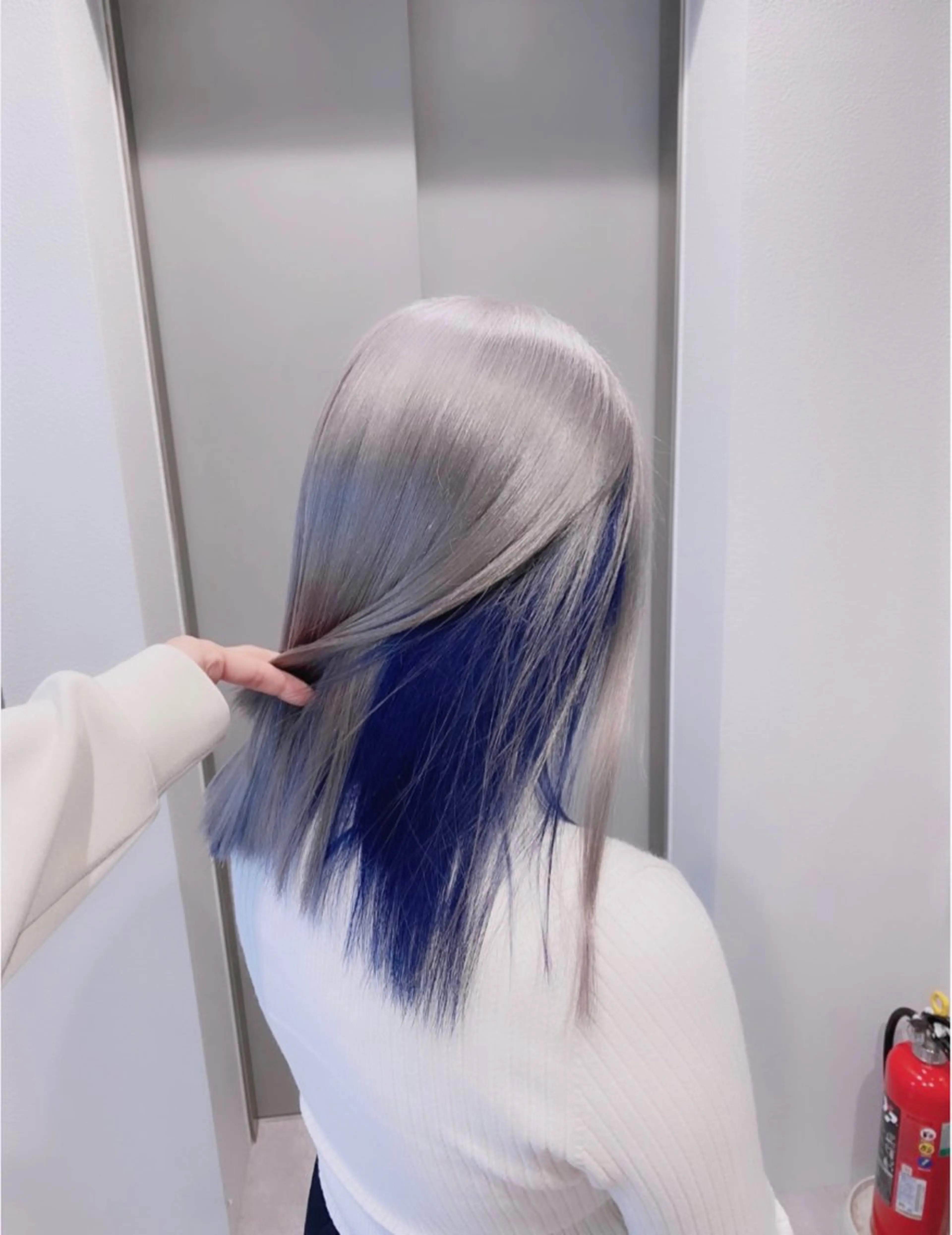 セミロング カラー ヘアアレンジ メンズ ヘアカラー トリートメント ハイトーン美容師 MASATOのヘアスタイル