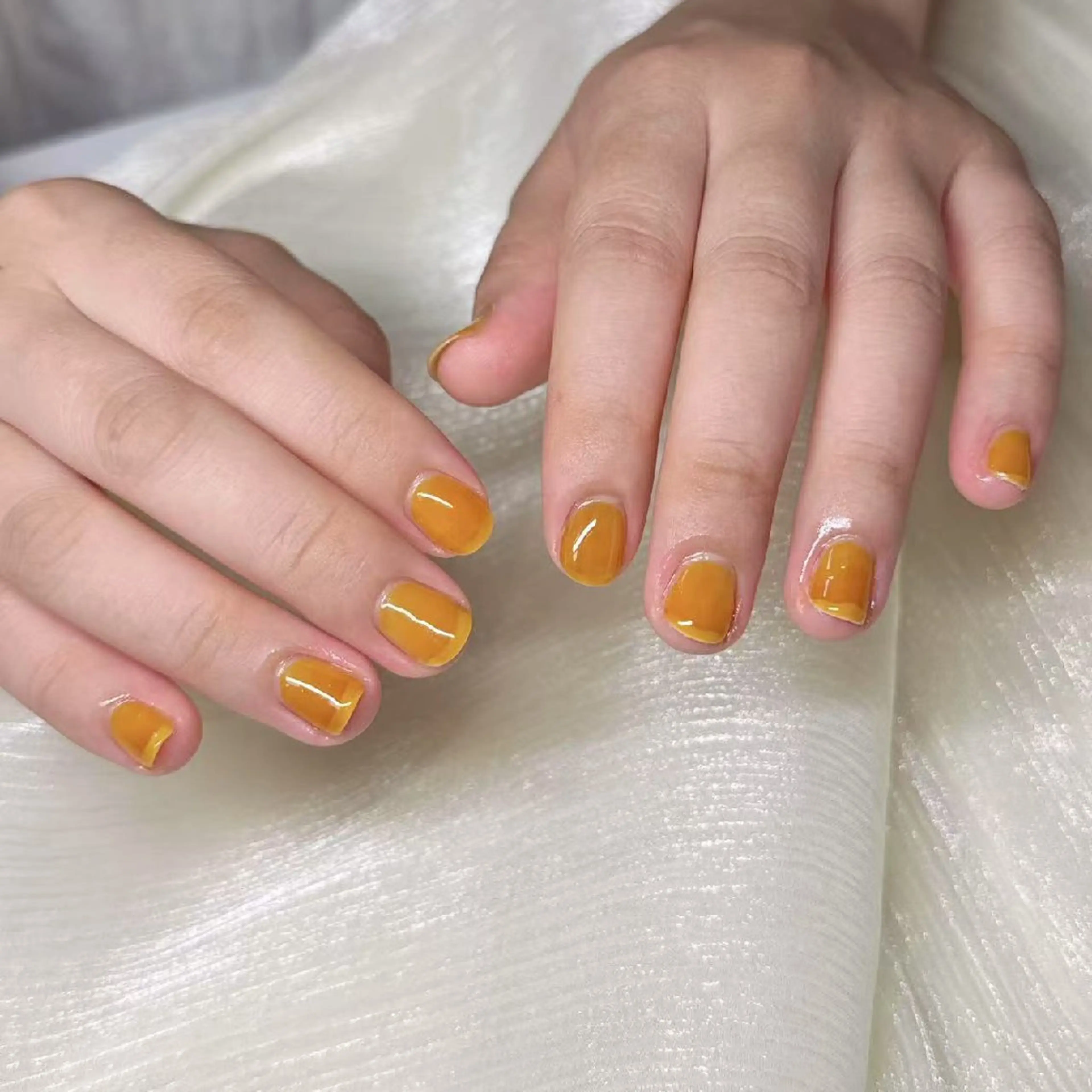 ネイル ハンドネイル ハンドケア 🎀 ユズ 🎀のネイルデザイン
