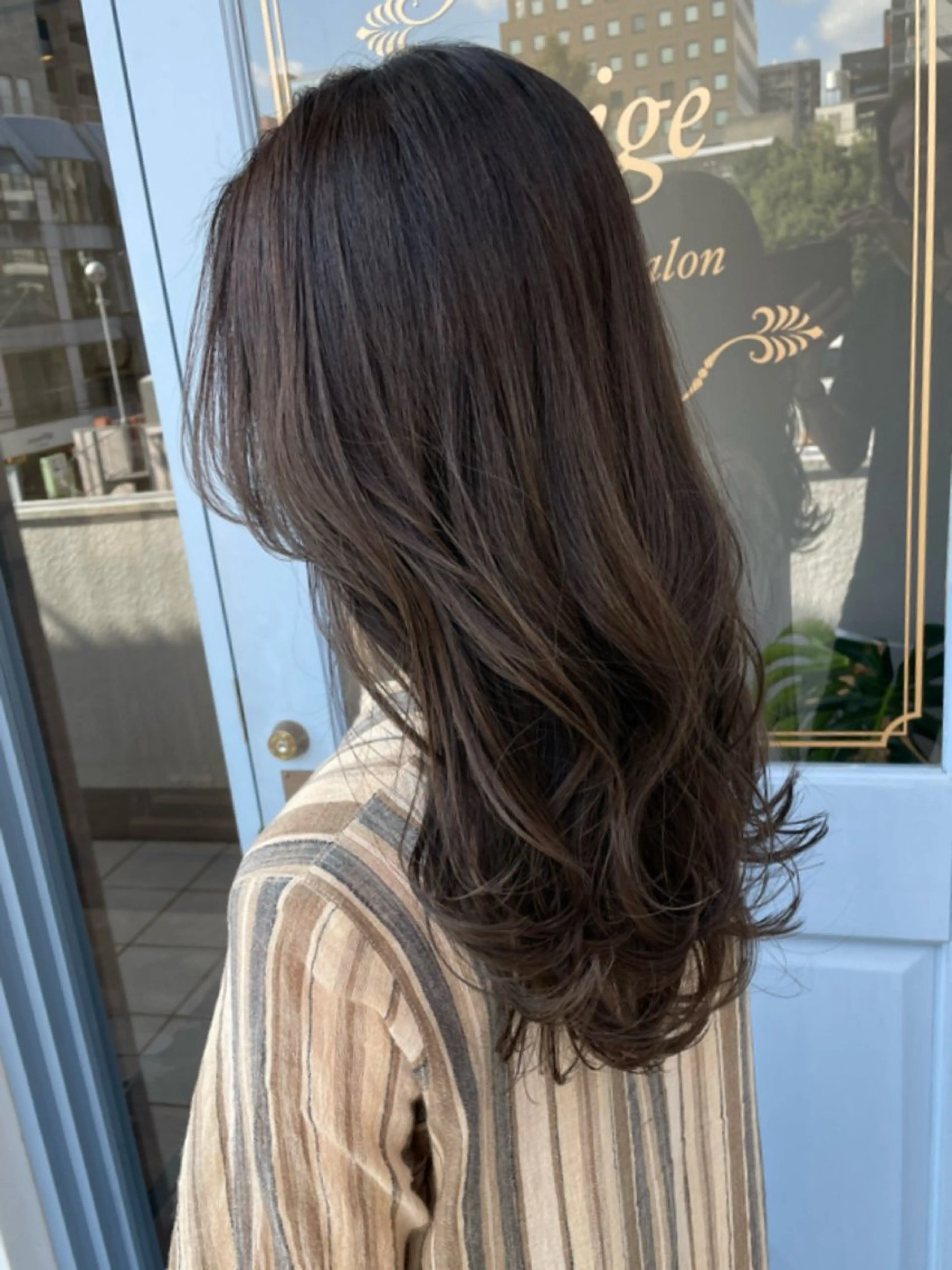 セミロング レイヤーカット カット ヘアカラー トリートメント peige 斉藤✨大人ヘアー✨のヘアスタイル